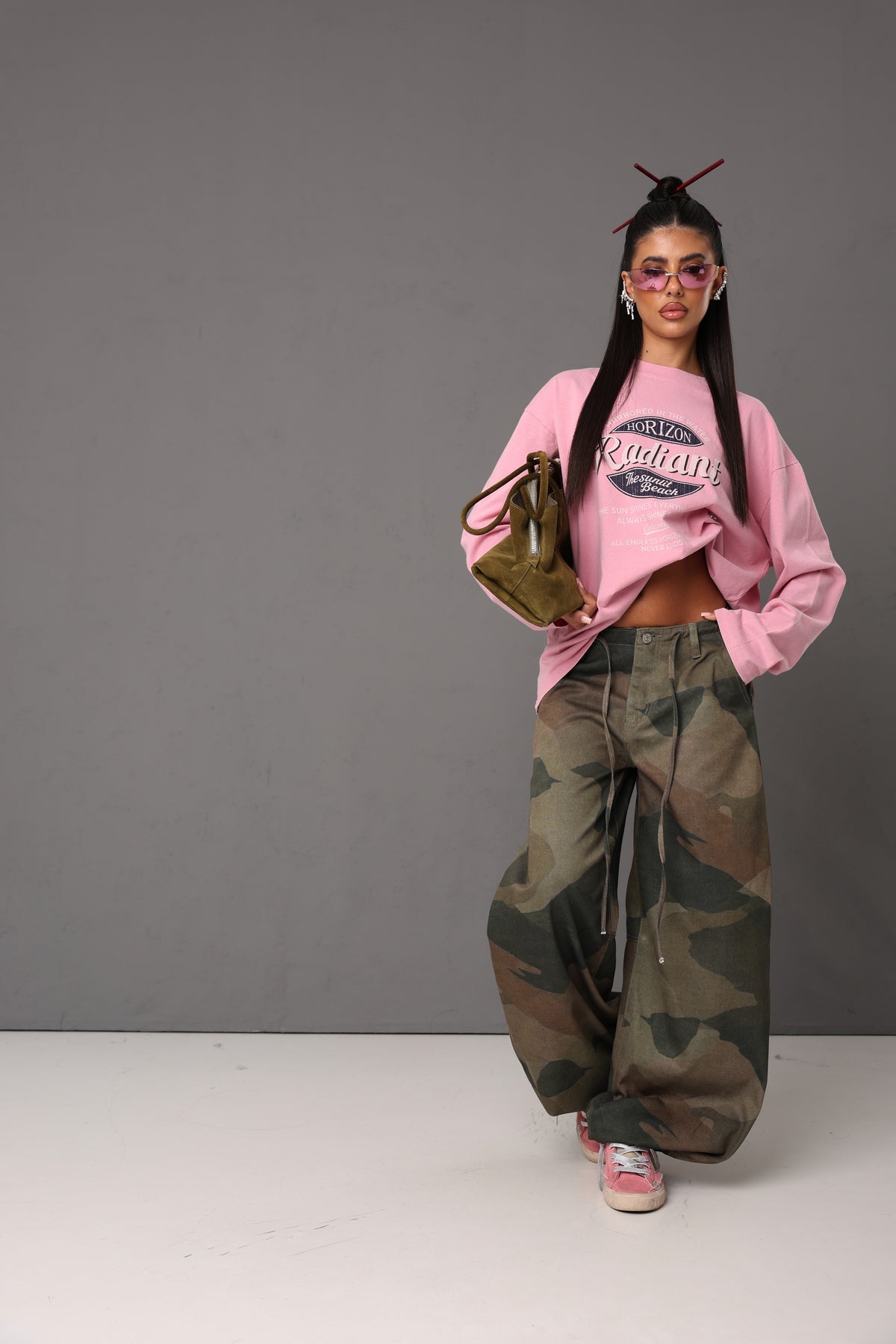 PANTALONI YOLANDA CAMOUFLAGE