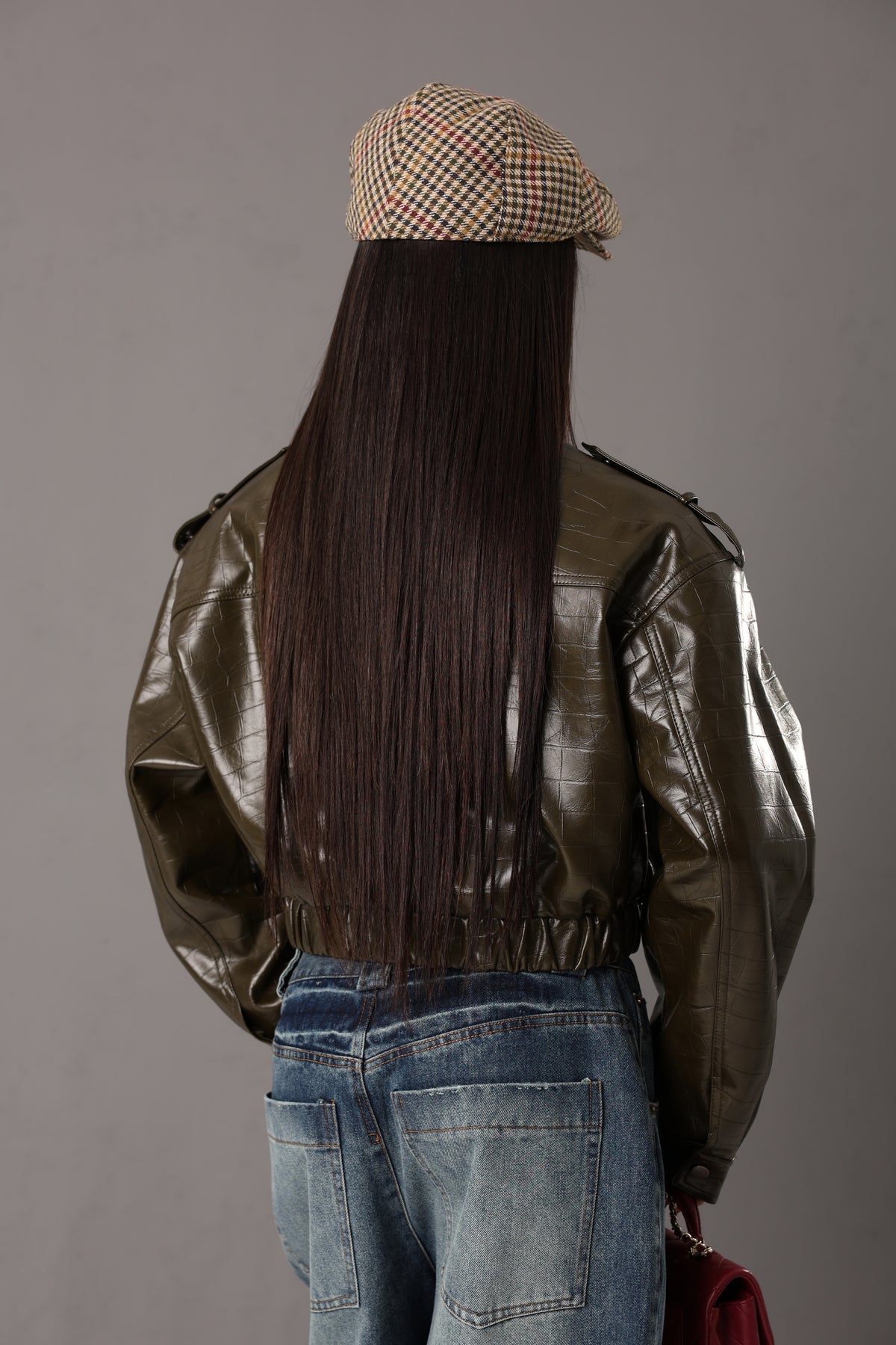 CHIODO COCCODRILLO CROP ANDRY OLIVA