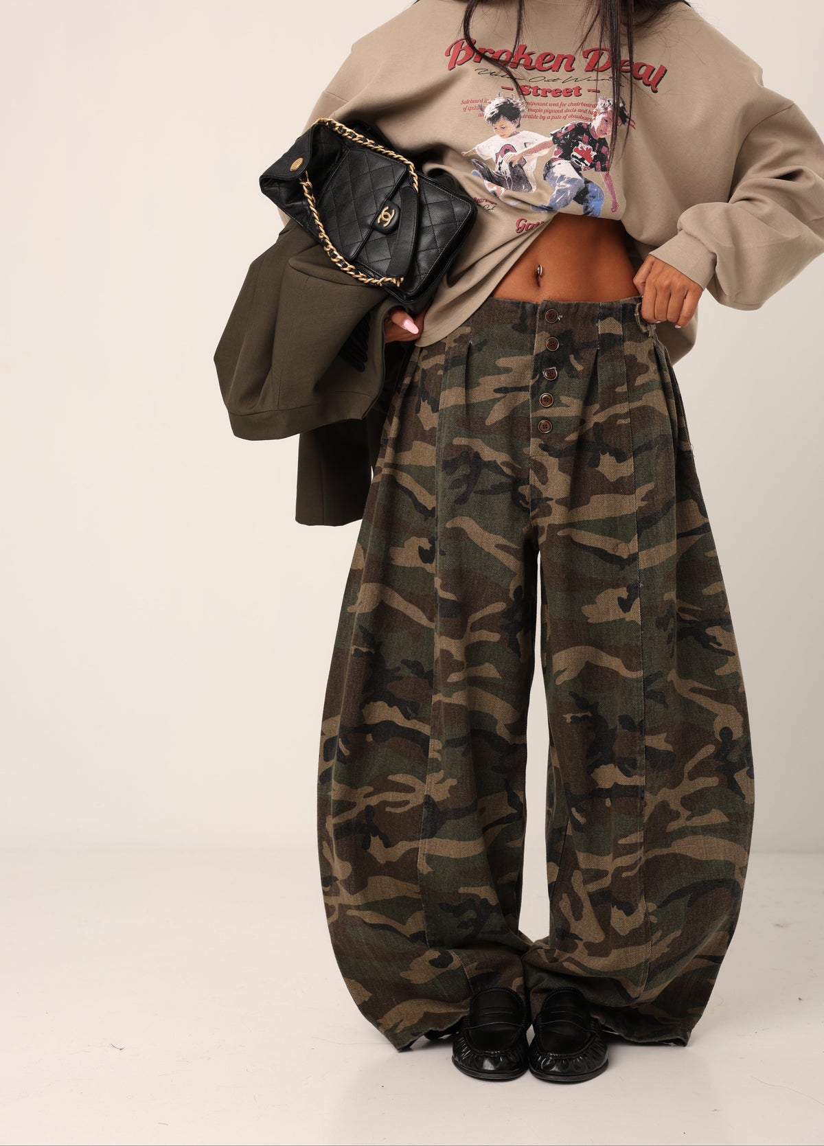 JEANS BALLOON NIKA CAMOUFLAGE