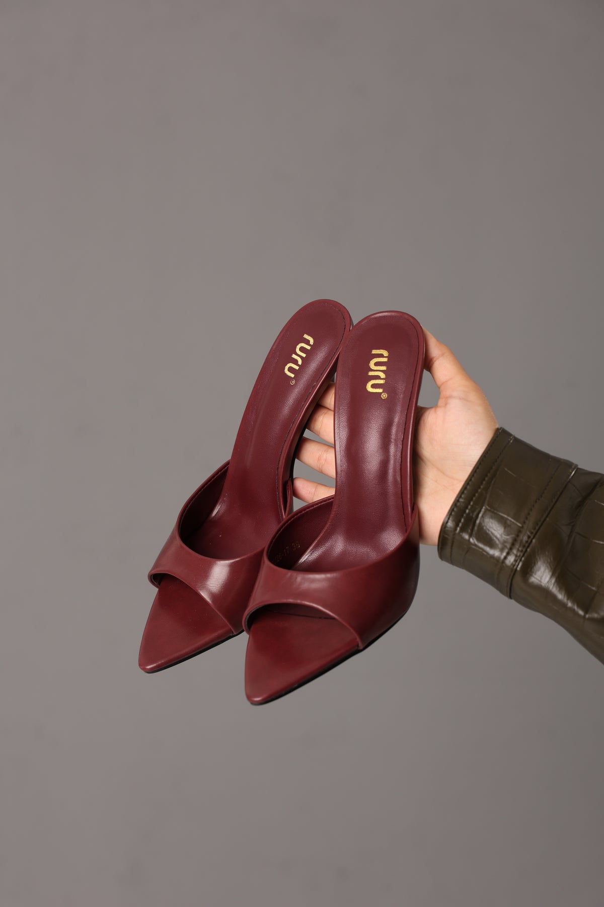 SANDALI ECOPELLE ANIA BORDEAUX