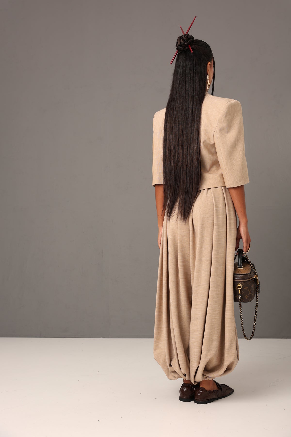 PANTALONI SENIOR BEIGE BY MARZIA MANGO
