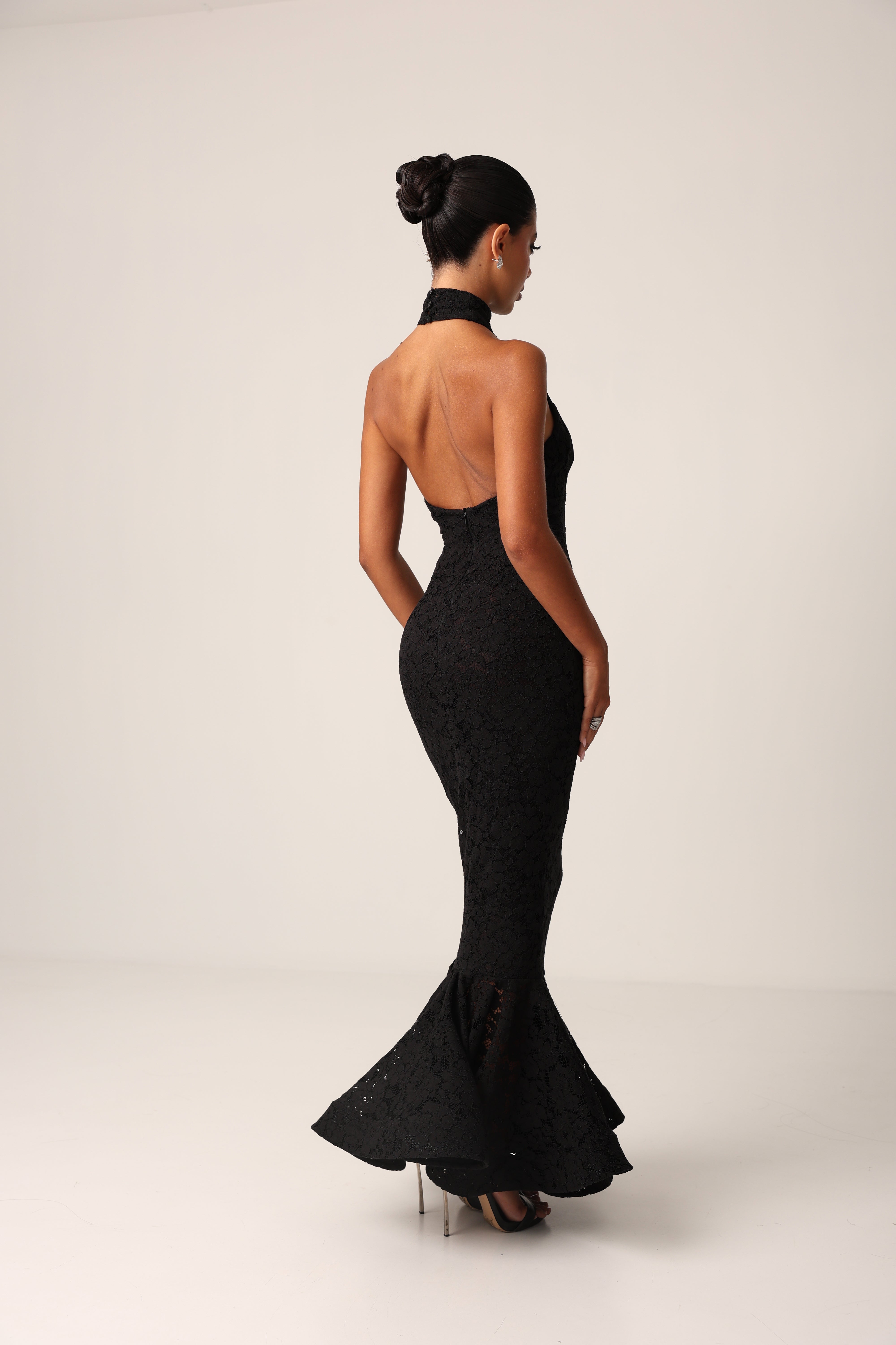VESTITO PIZZO ARABELLA NERO BY MARZIA MANGO