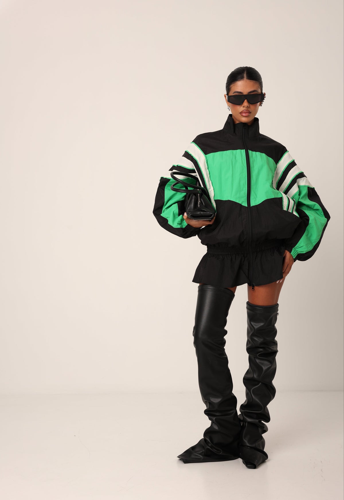 VESTITO PARACHUTE MAMBA VERDE/NERO