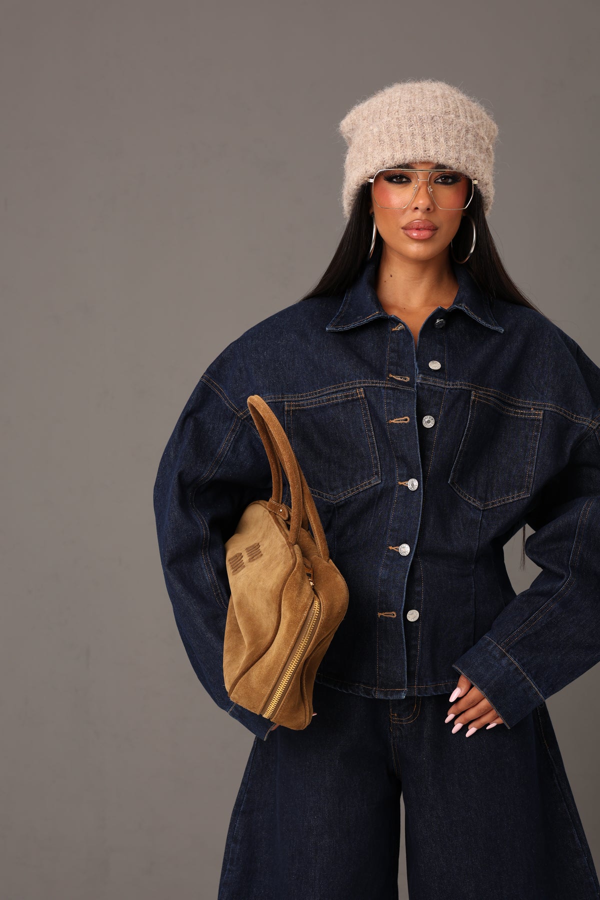 COORDINATO BRUNICO DENIM BLU