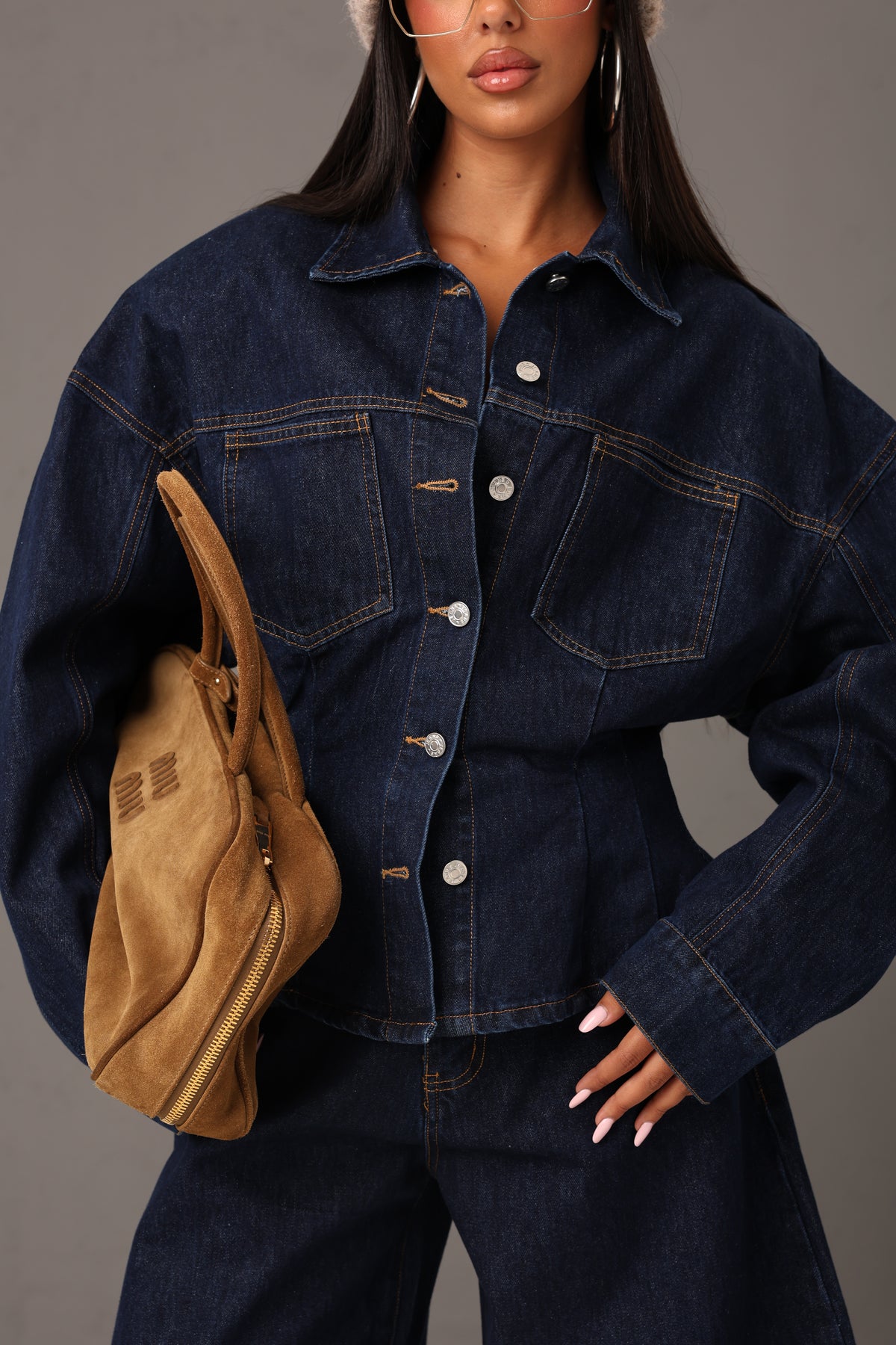 COORDINATO BRUNICO DENIM BLU
