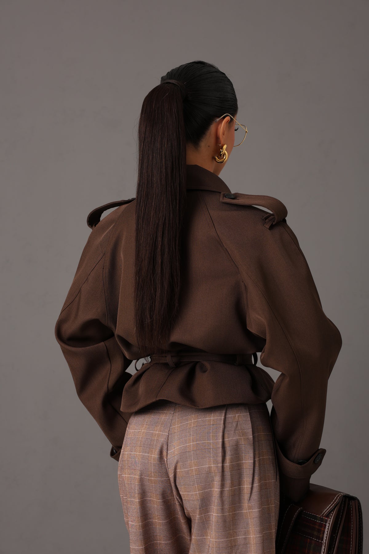 TRENCH ROSANNA MARRONE