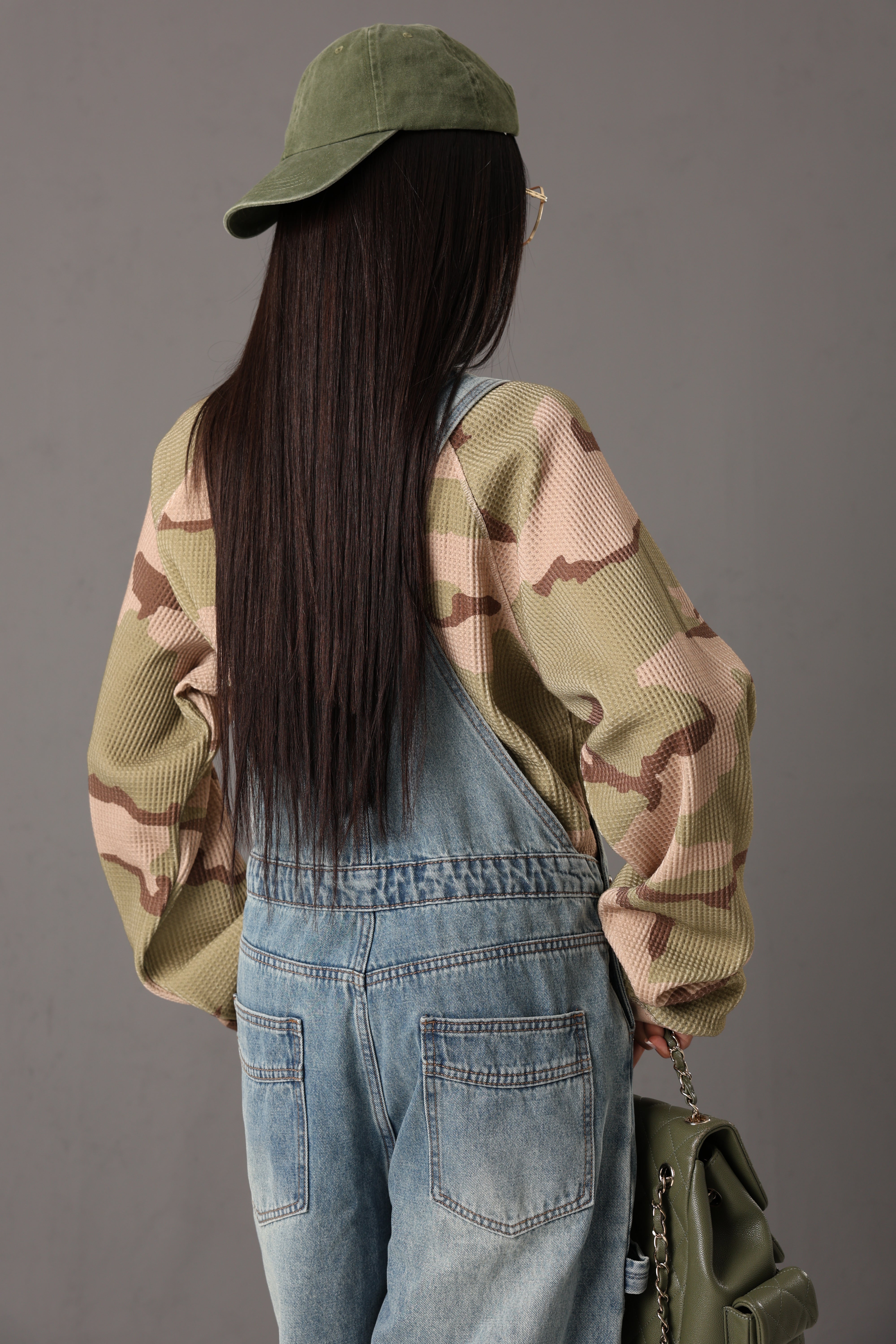 SALOPETTE SFRANGIATA AMERICA DENIM CHIARO