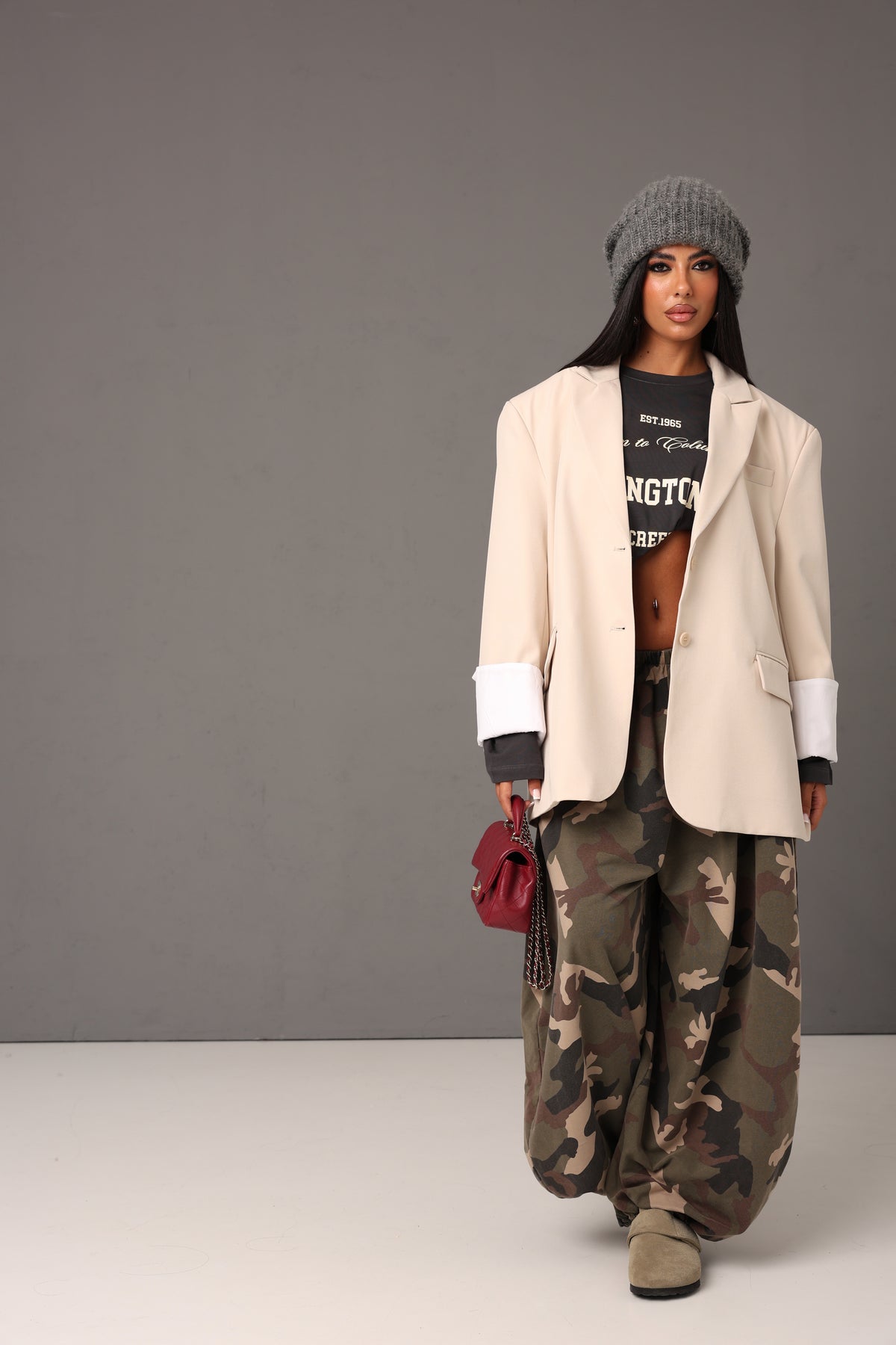 BLAZER STORMY BEIGE