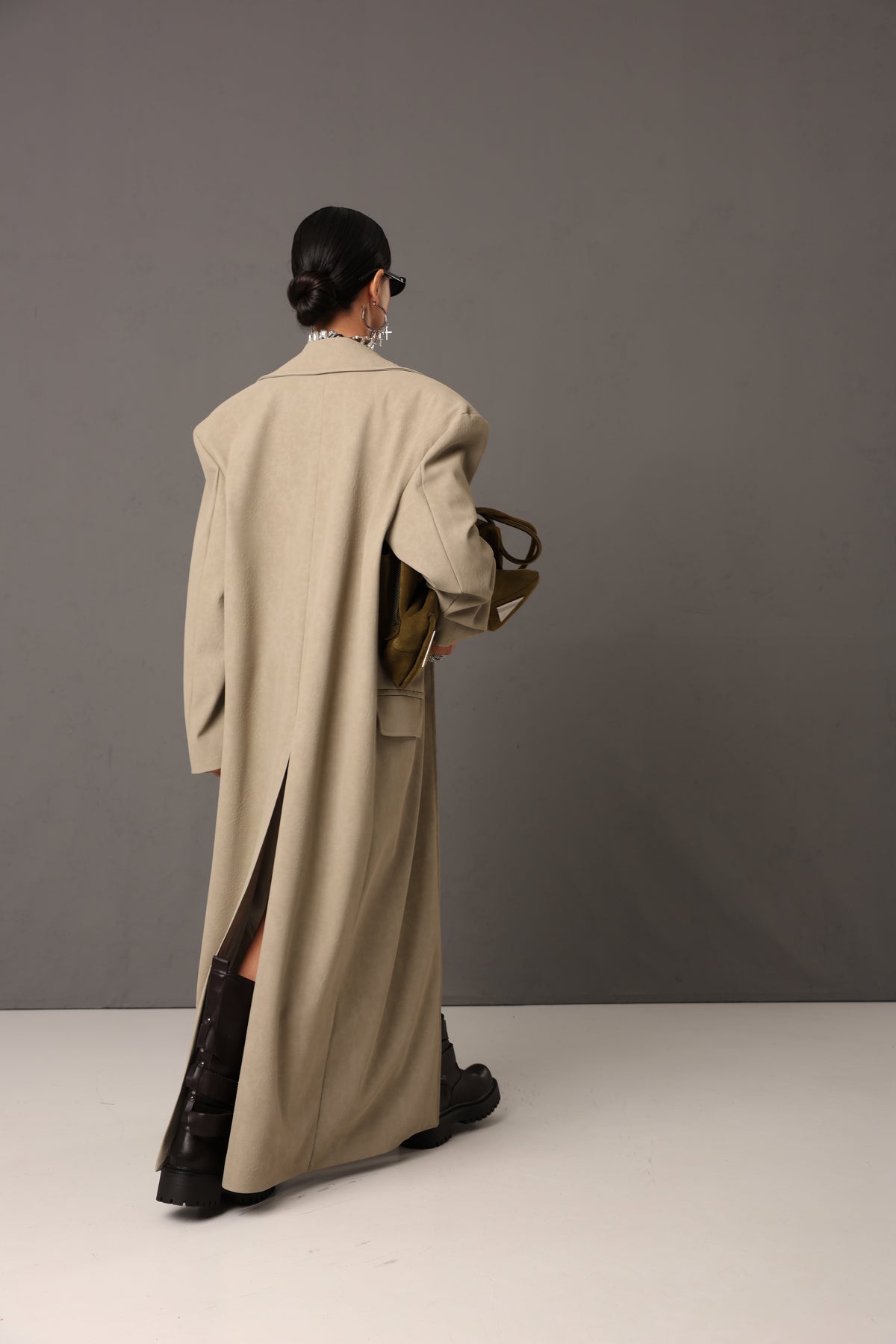 TRENCH ECOPELLE JACK BEIGE BY MARZIA MANGO