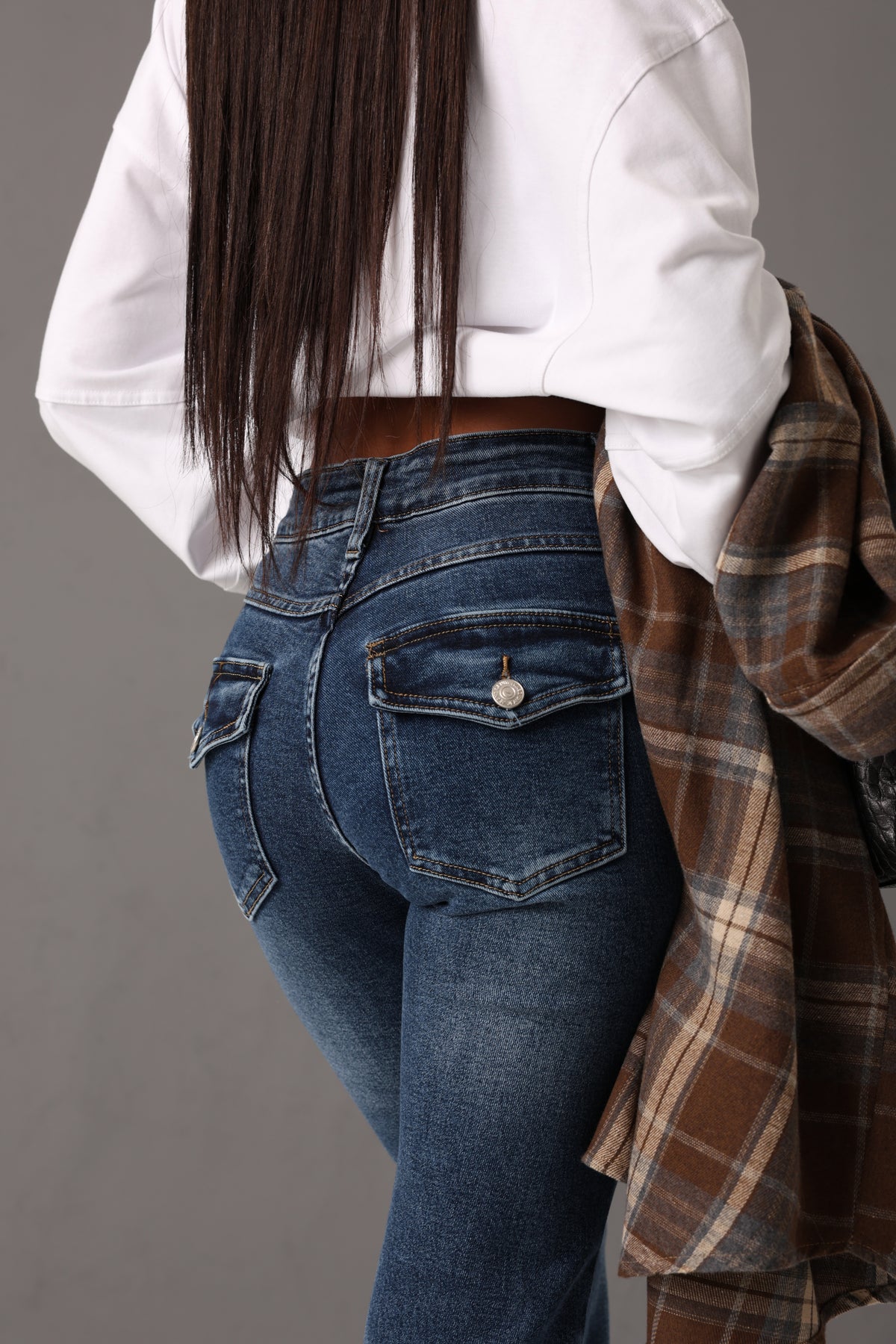 JEANS ZAMPA MADELYN LAVAGGIO MEDIO