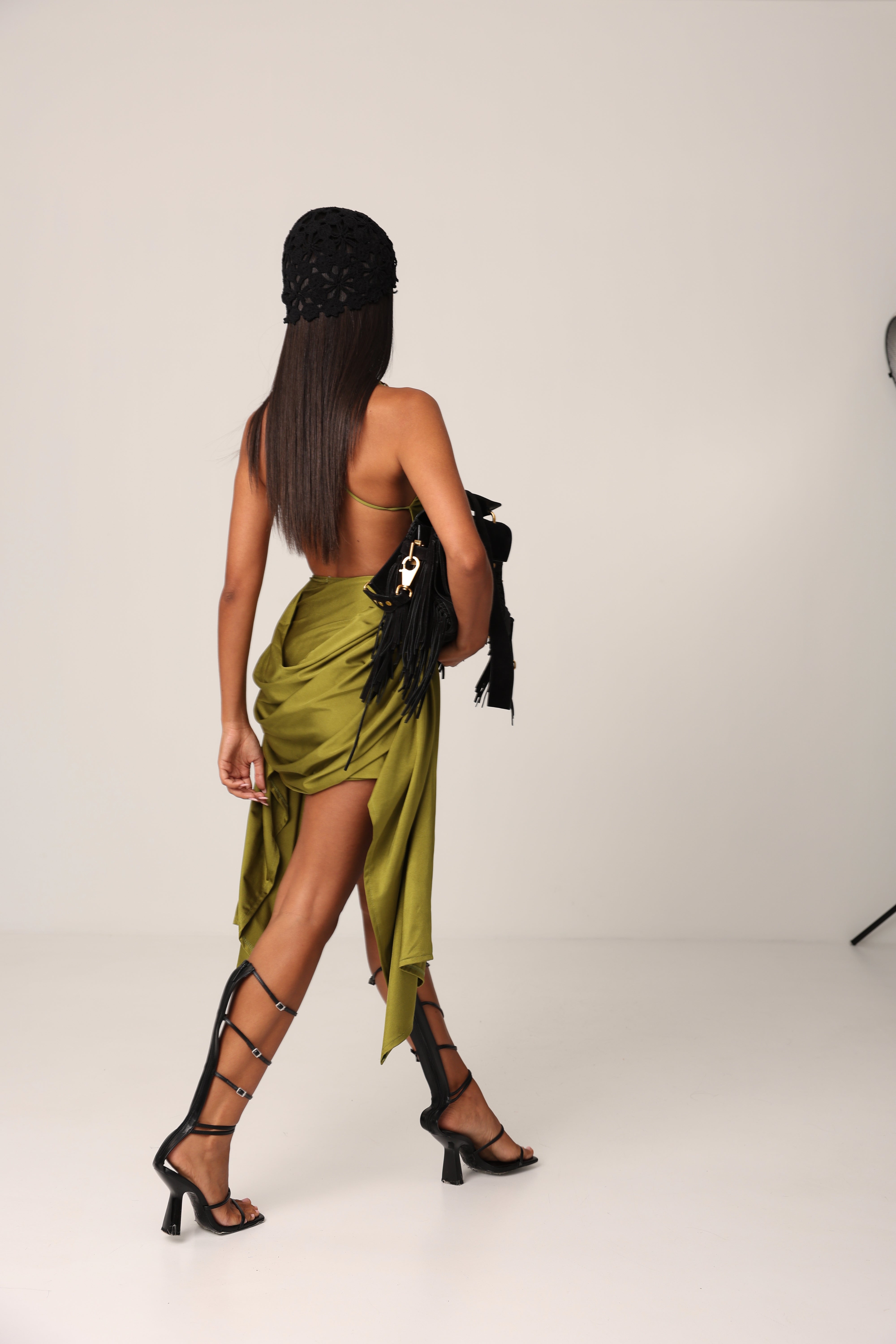 VESTITO LYCRA NAIRA VERDE