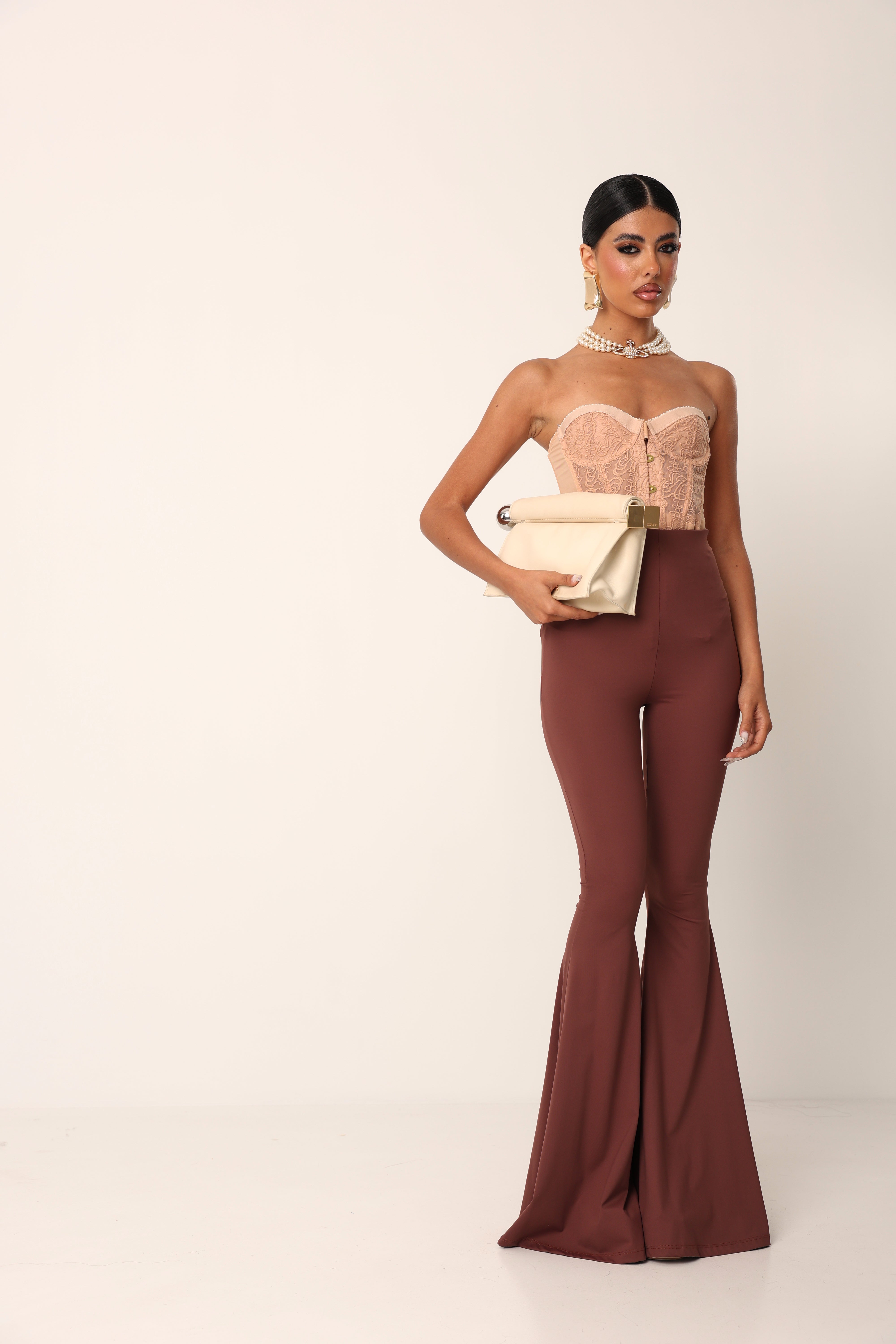 PANTALEGGINGS ZAMPA PAPEL MARRONE