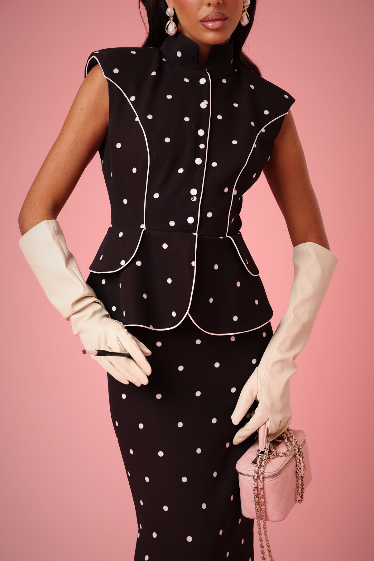 VESTITO POIS MEGAZINE NERO BY MARZIA MANGO