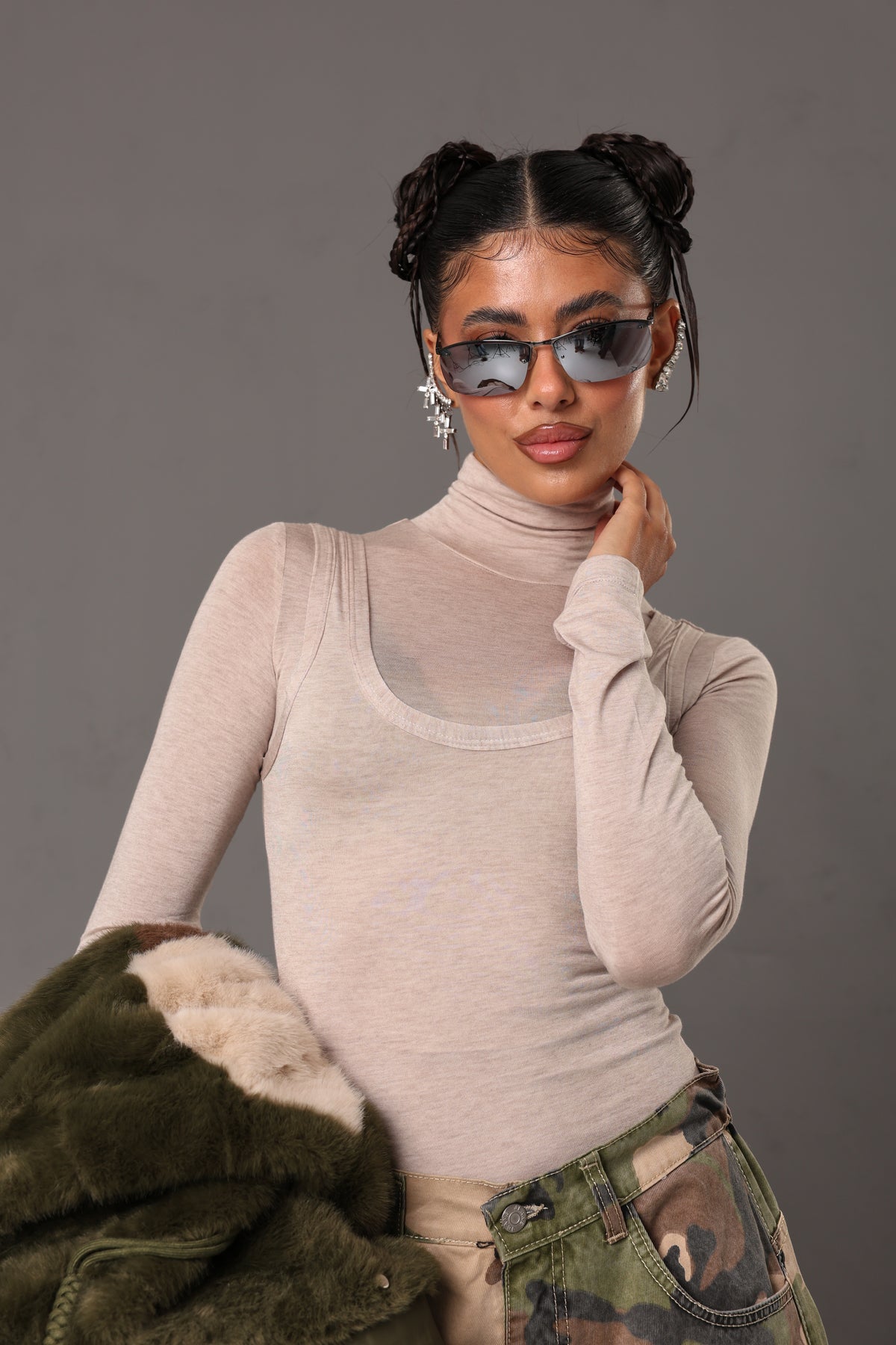 MAGLIA/CANOTTA VETTIE BEIGE CHIARO BY MARZIA MANGO