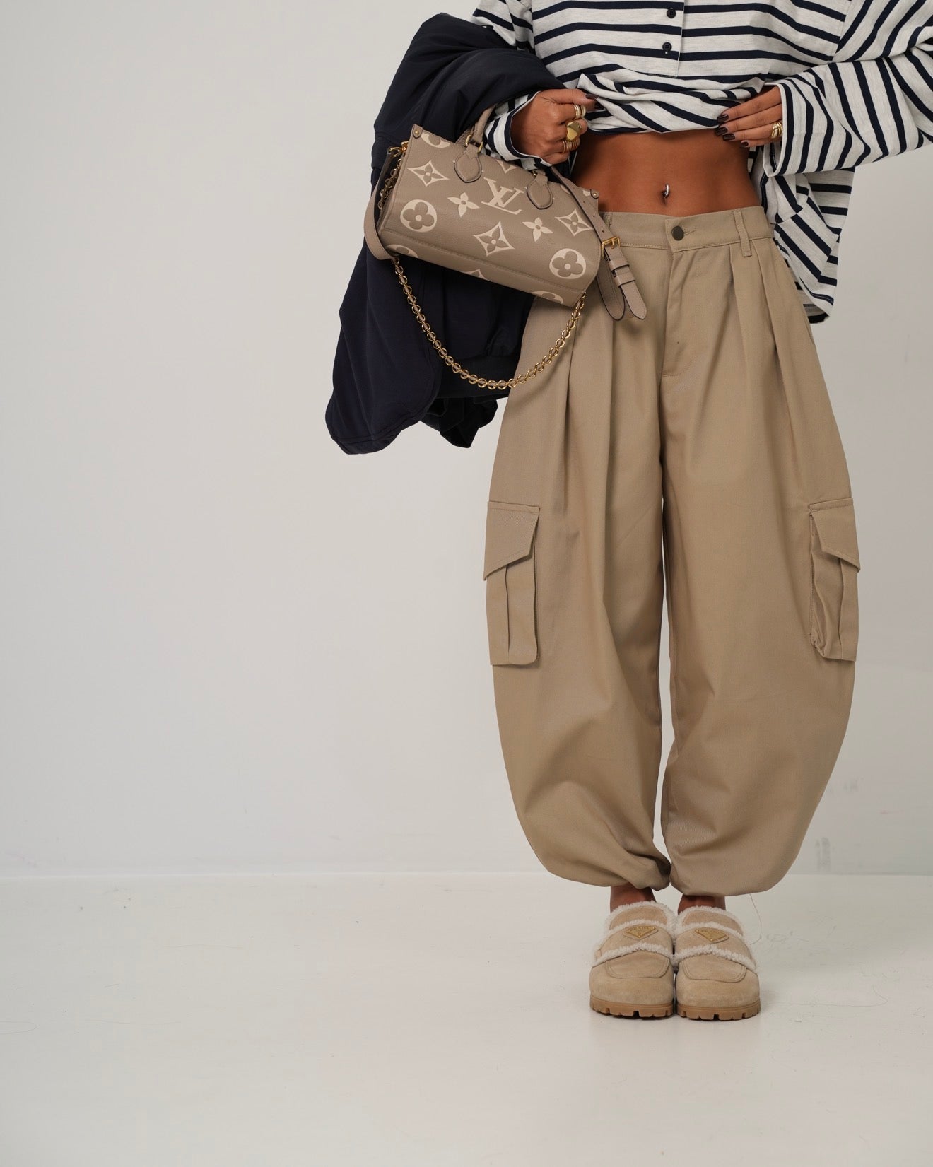 Cargo Drake beige by Marzia Mango