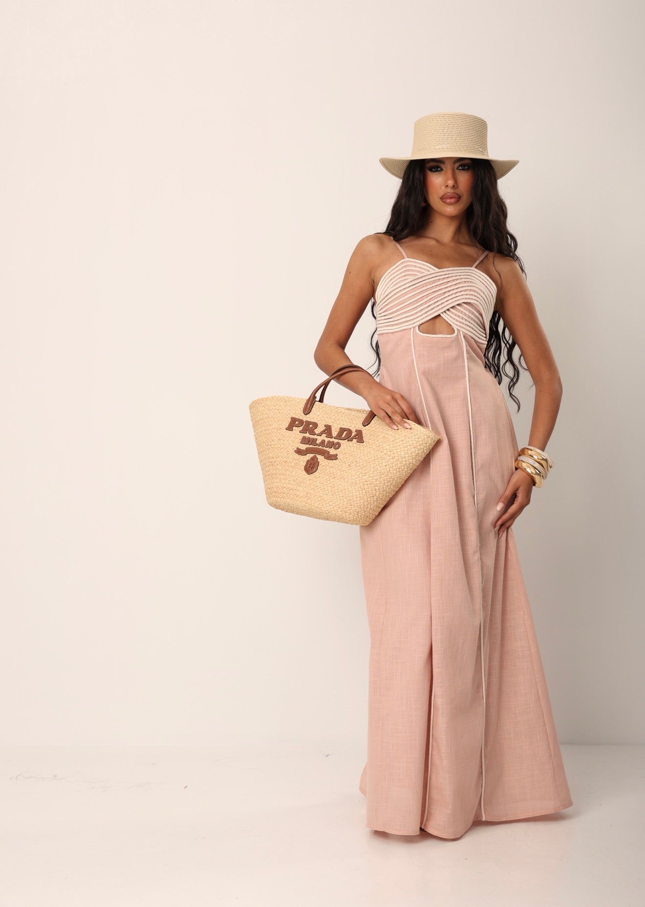 VESTITO CORDA EMMELINE ROSA