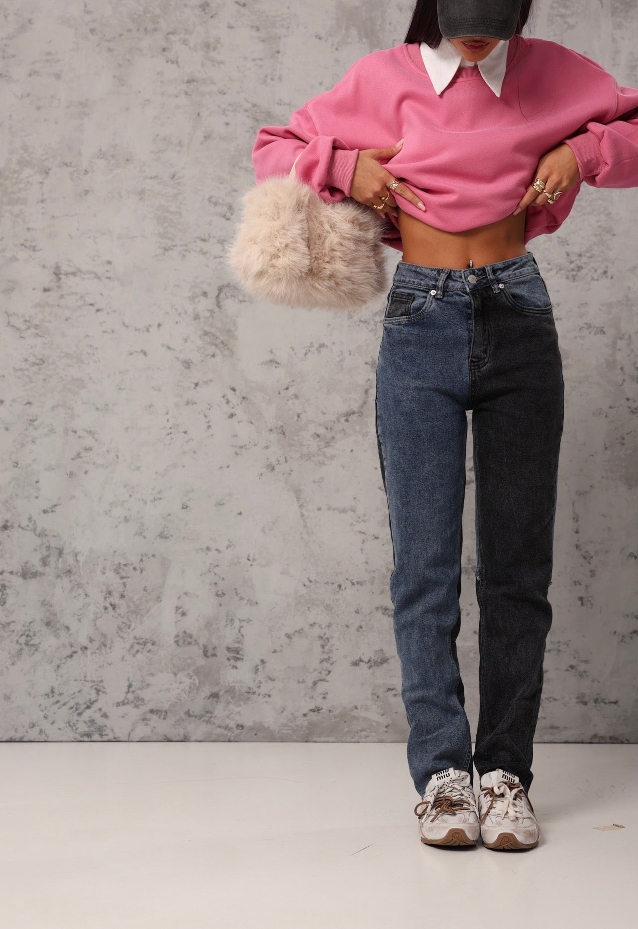 JEANS ERSILIA DOUBLE DENIM