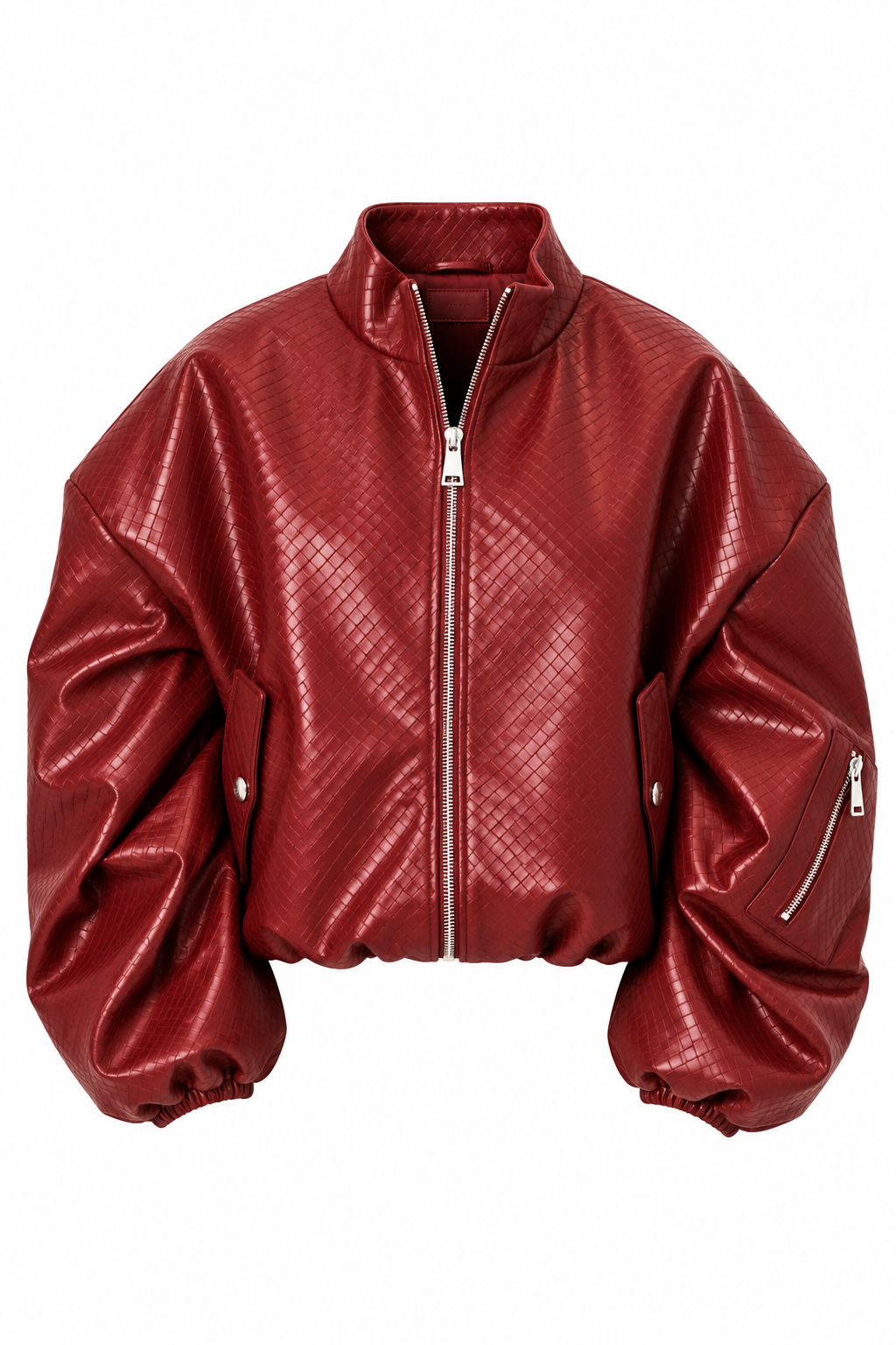 BOMBER ECOPELLE CRACOVIA ROSSO