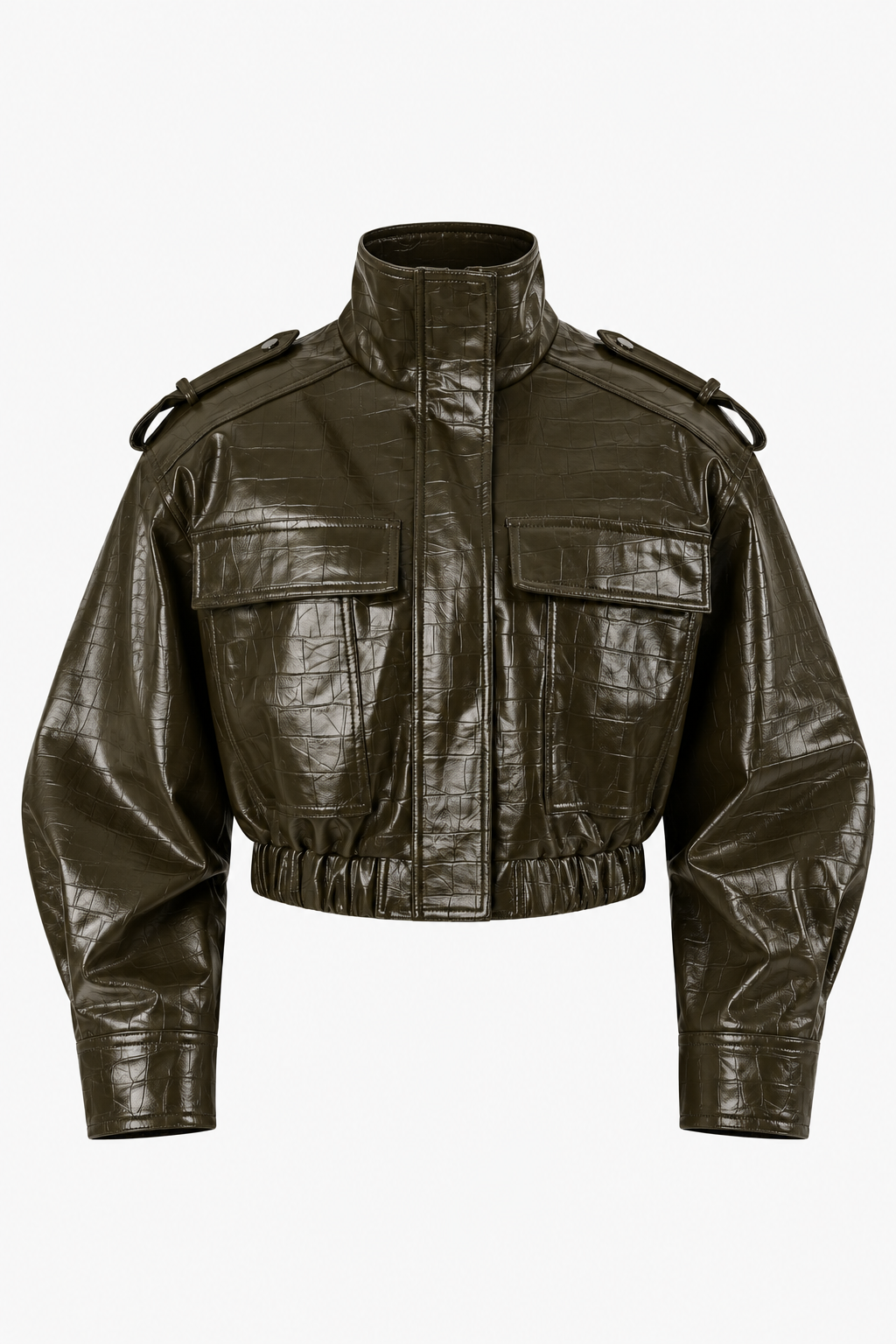 CHIODO COCCODRILLO CROP ANDRY OLIVA