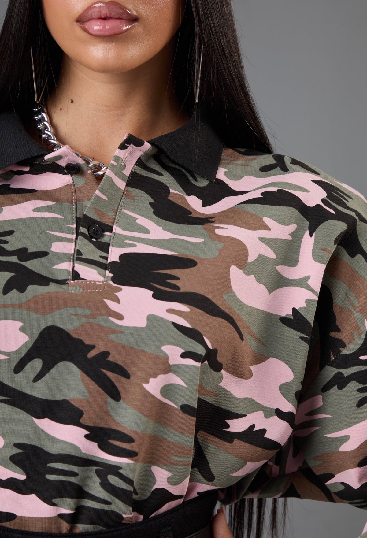 POLO CAMOUFLAGE ARLENE ROSA