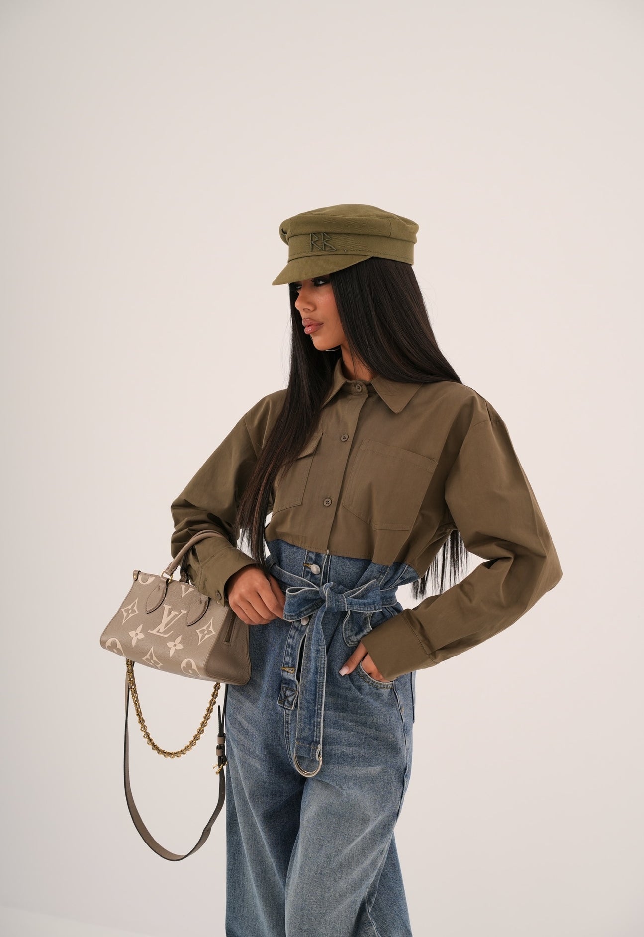 Tuta Tessy denim/verde