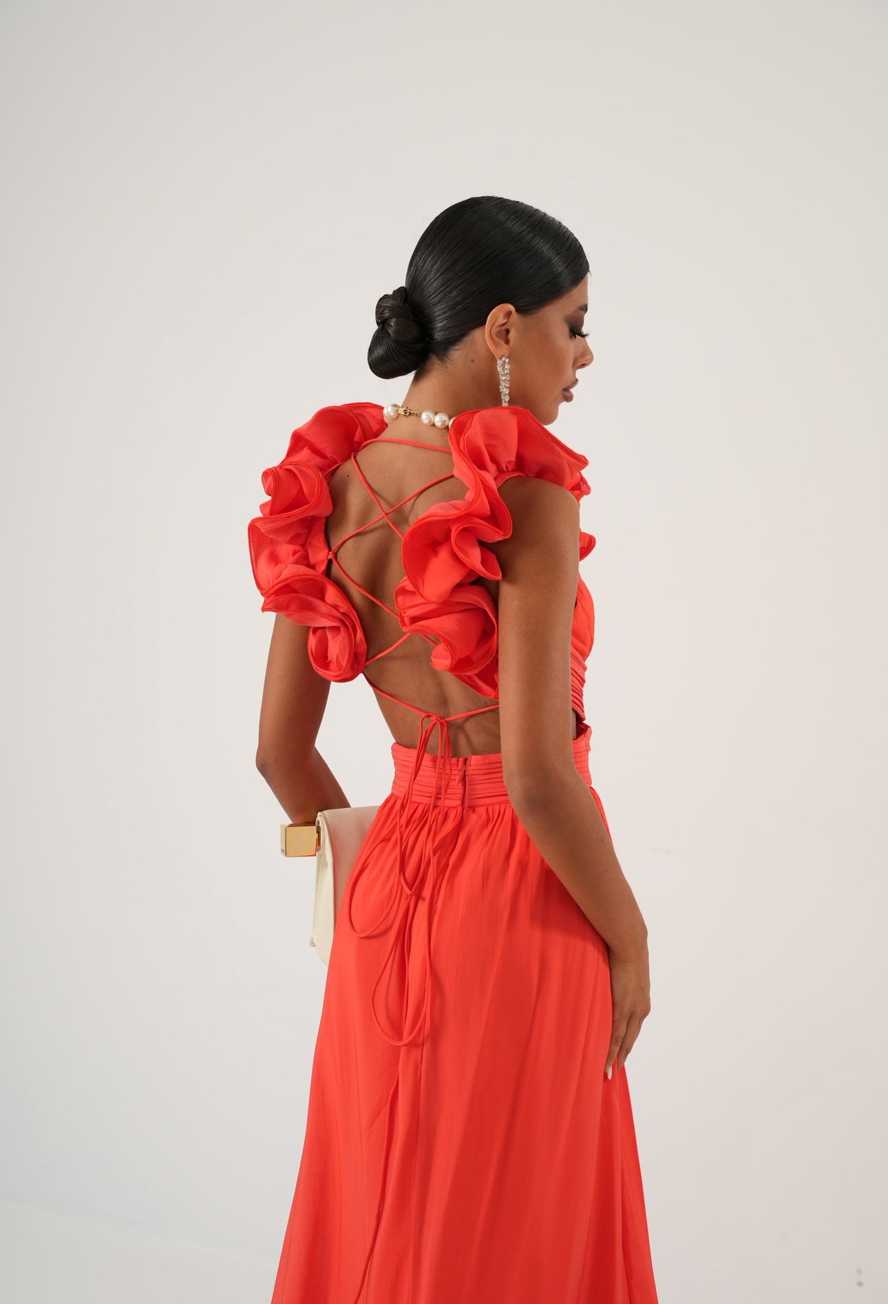 Vestito Jacqueline corallo
