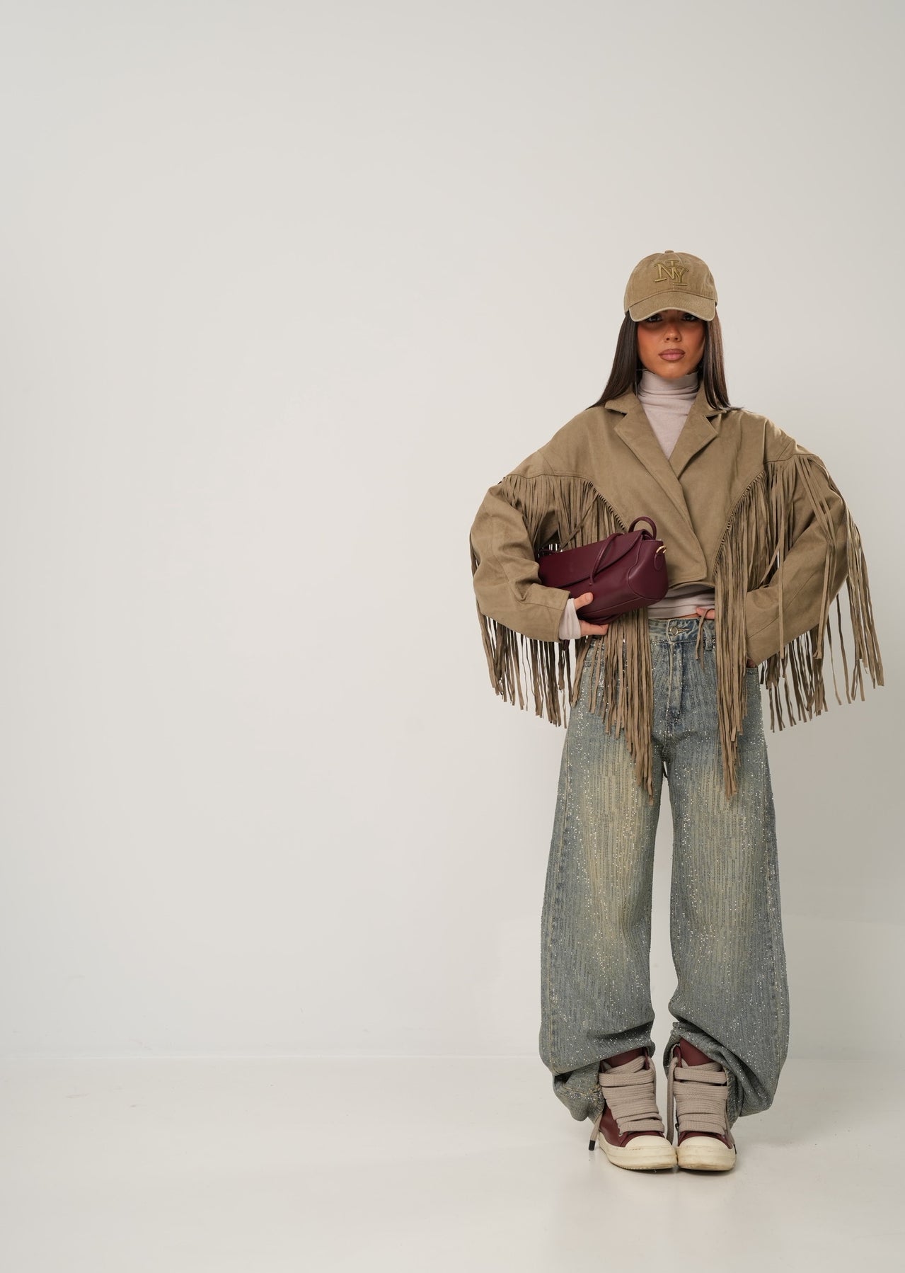 Giacca ecocamoscio Suede fango