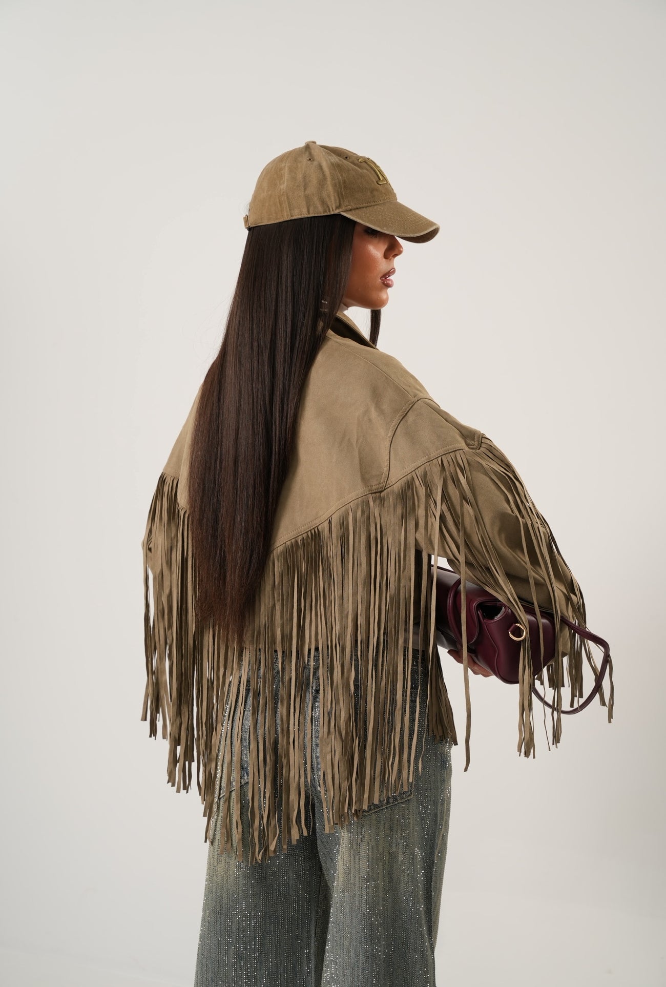 Giacca ecocamoscio Suede fango