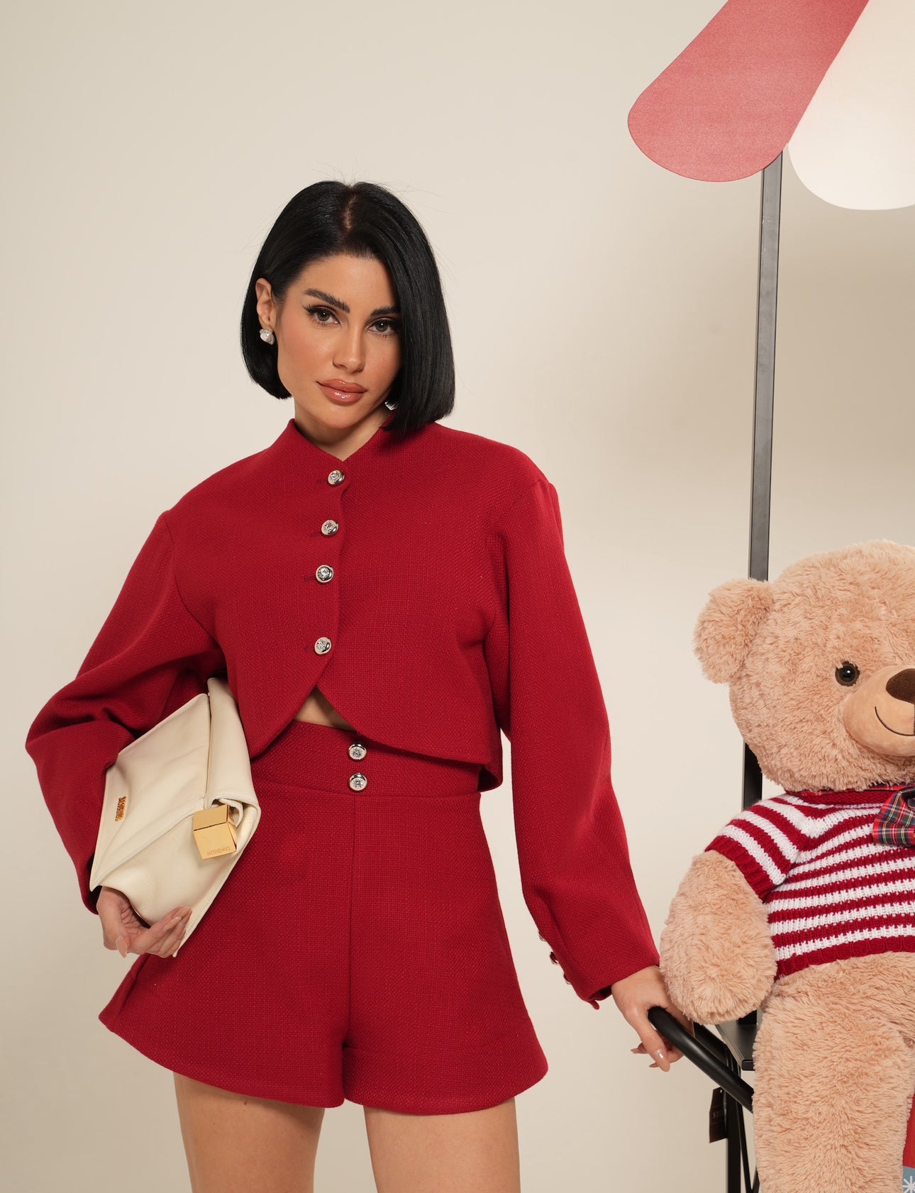 Shorts tweed Alison rossi