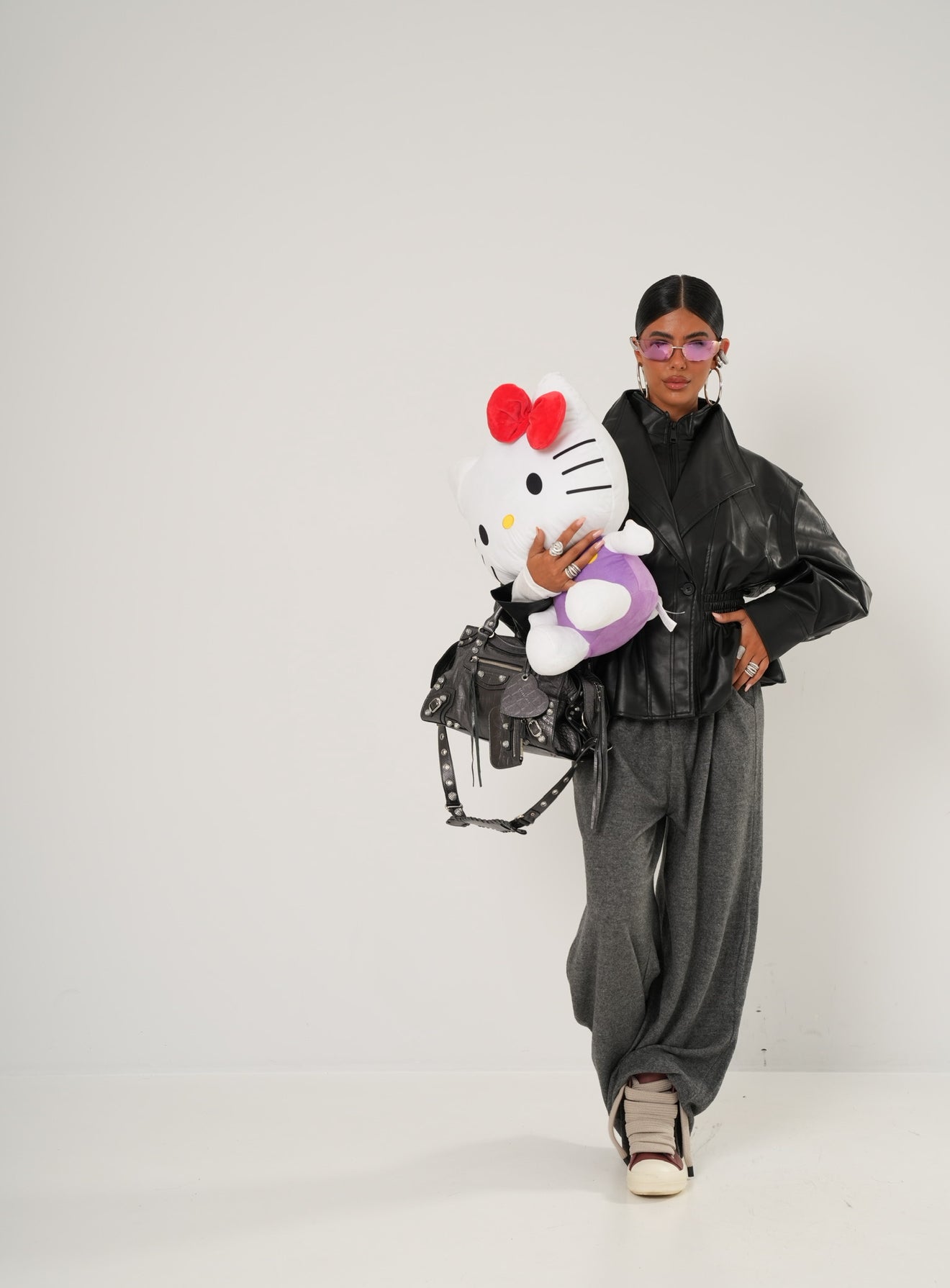 GIUBBINO ECOPELLE AXEL NERO