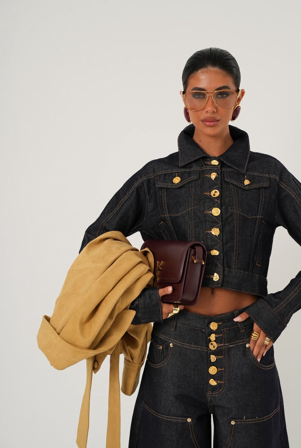 Giubbino Edith denim scuro