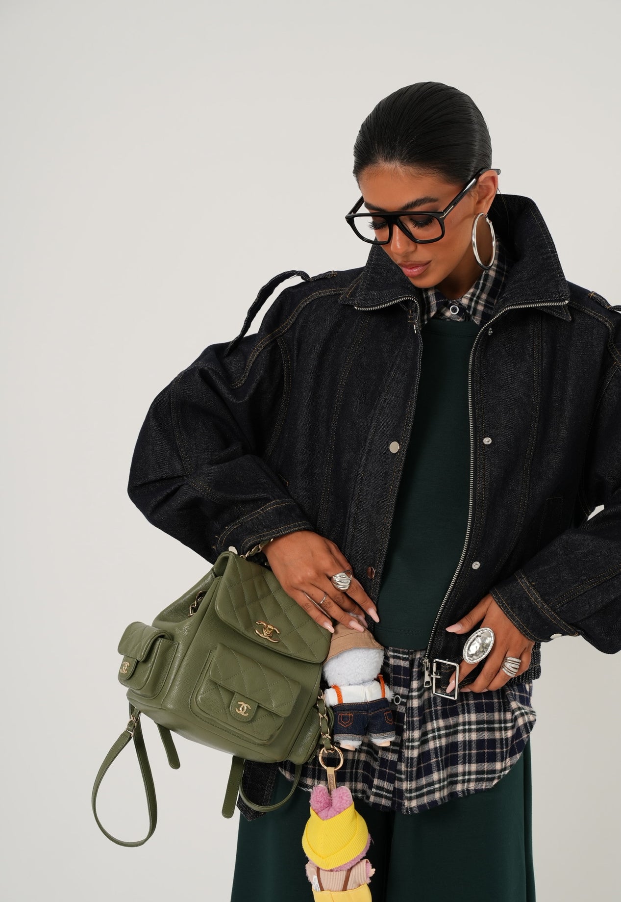 Bomber Niobe denim scuro