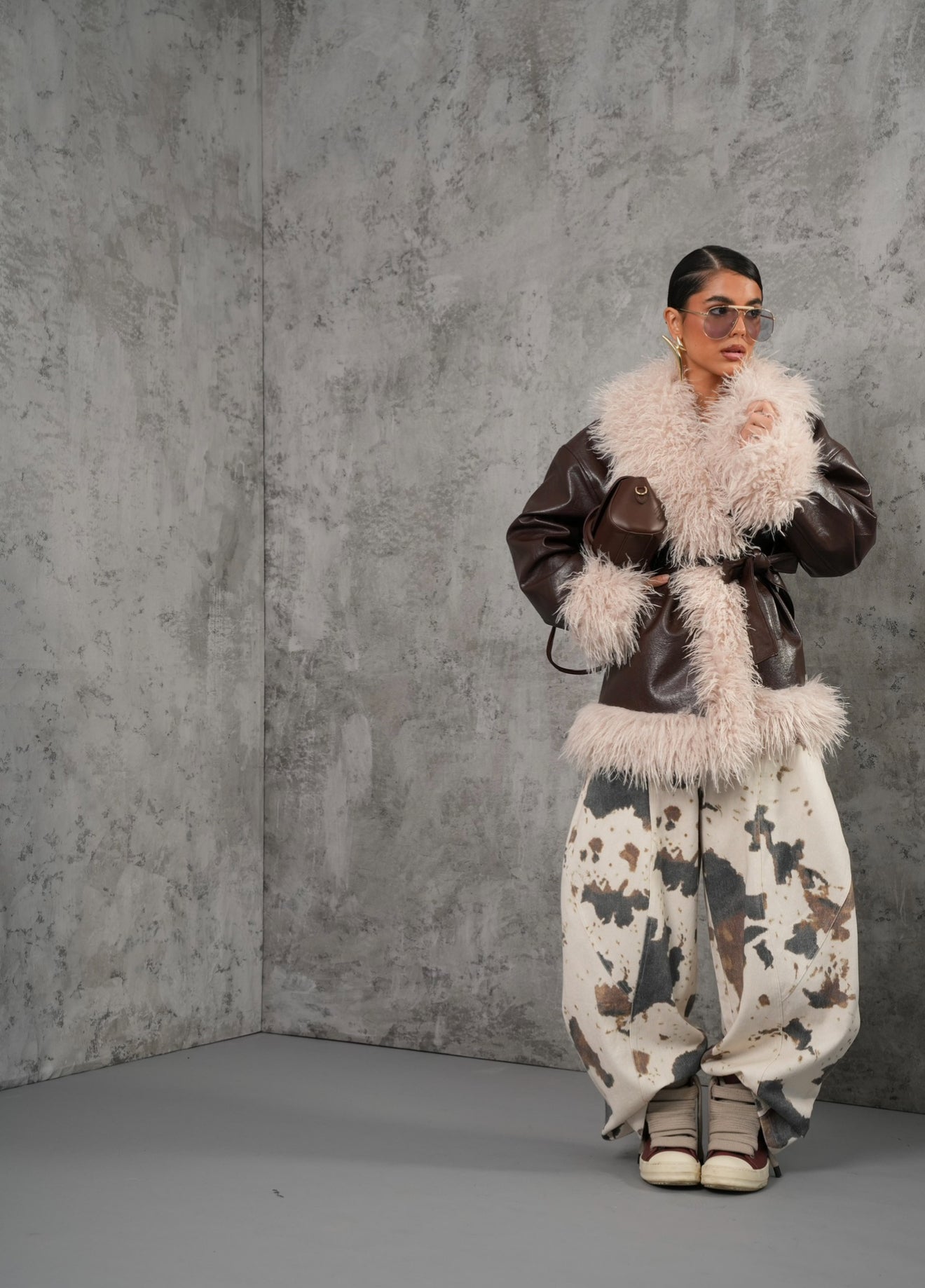 JEANS VANESSA ANIMALIER