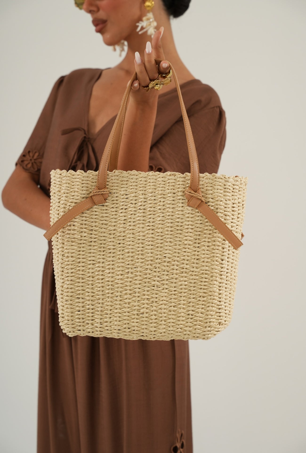 Borsa paglia Hawaii beige