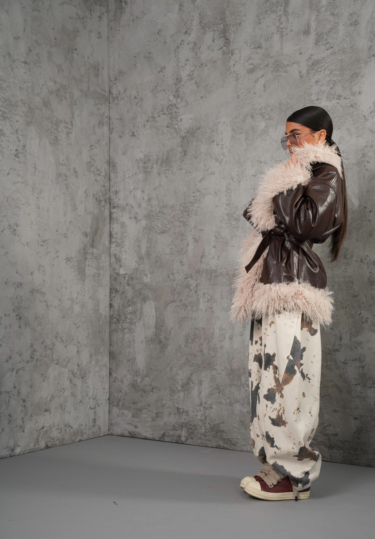 JEANS VANESSA ANIMALIER