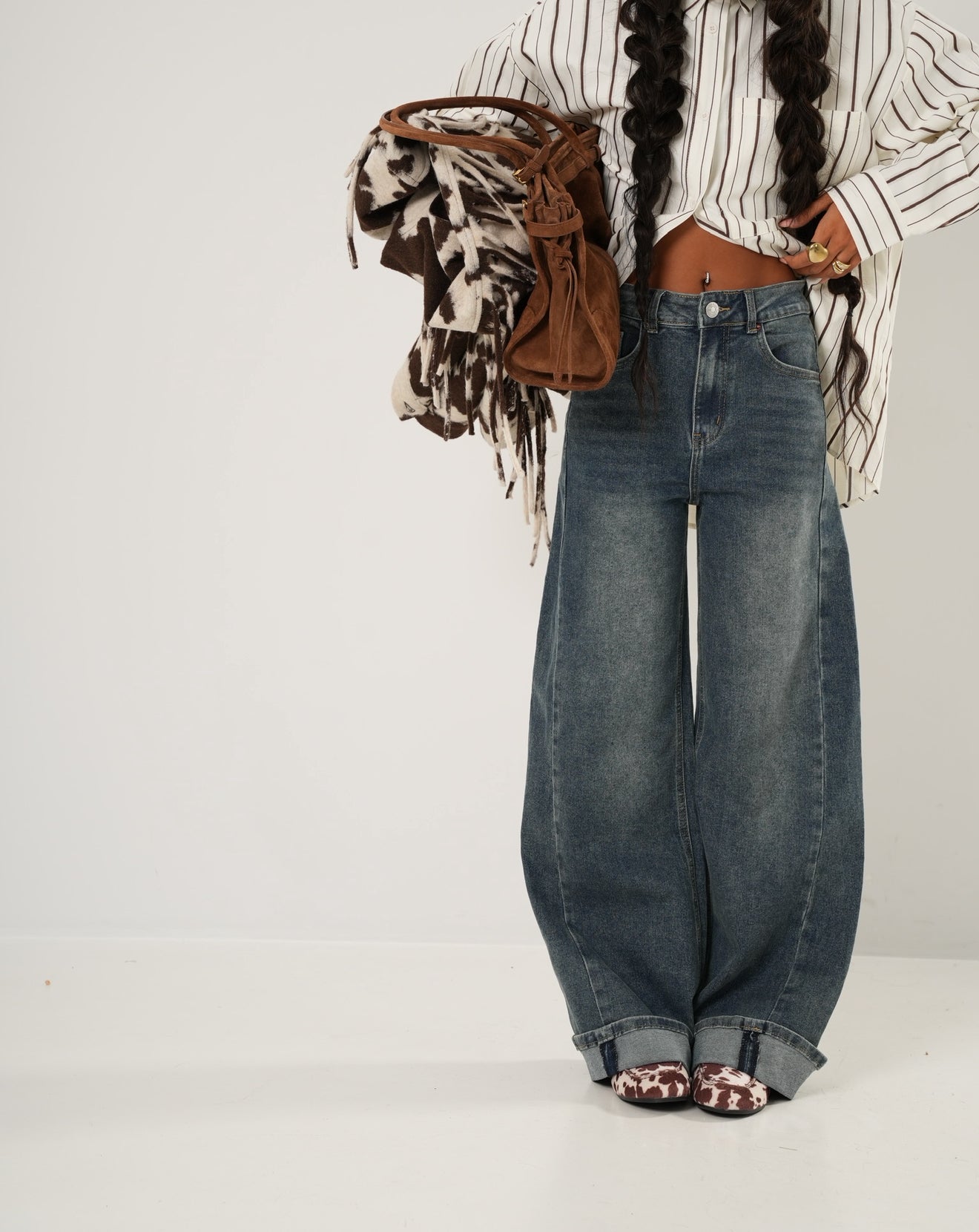 Jeans piegone Lucia denim