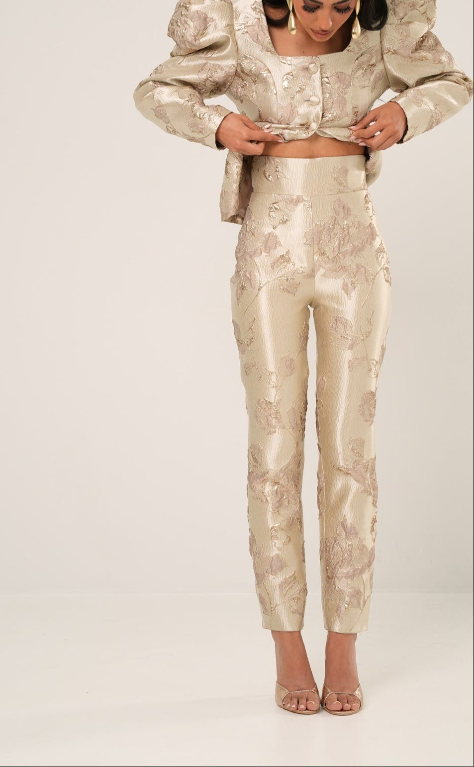 Pantaloni Taurinius jacquard
