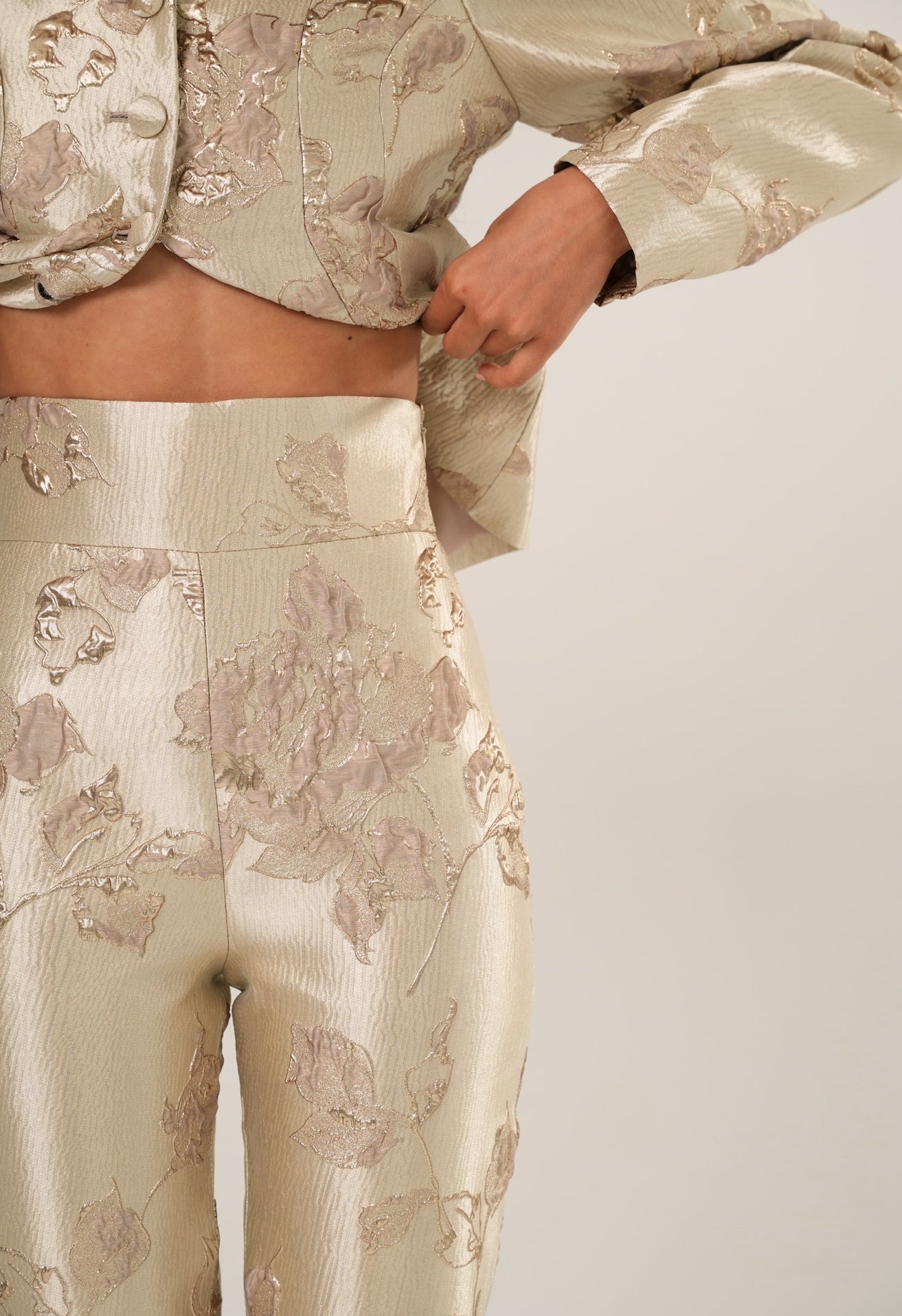Pantaloni Taurinius jacquard