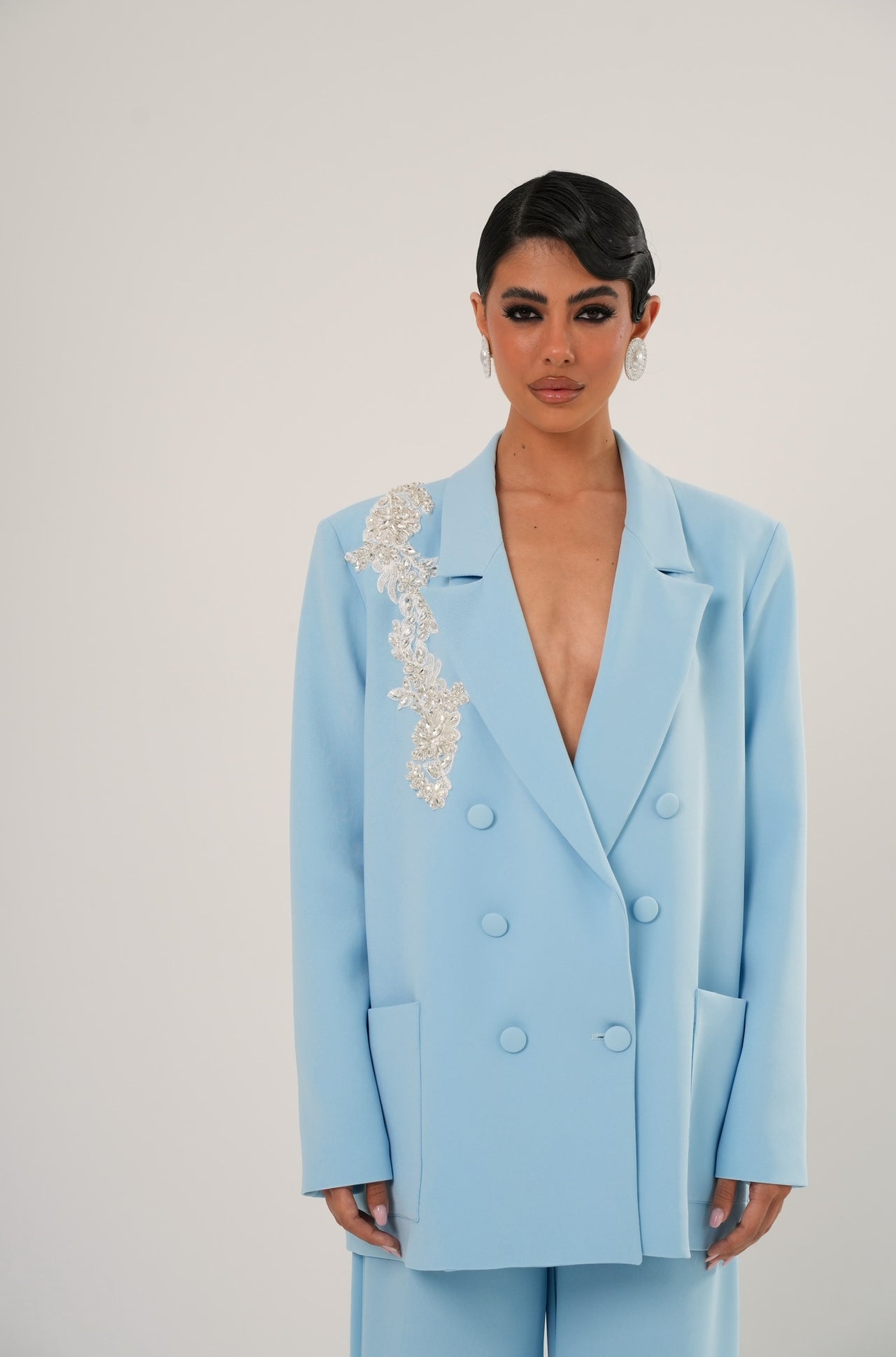 Blazer Partenope azzurro