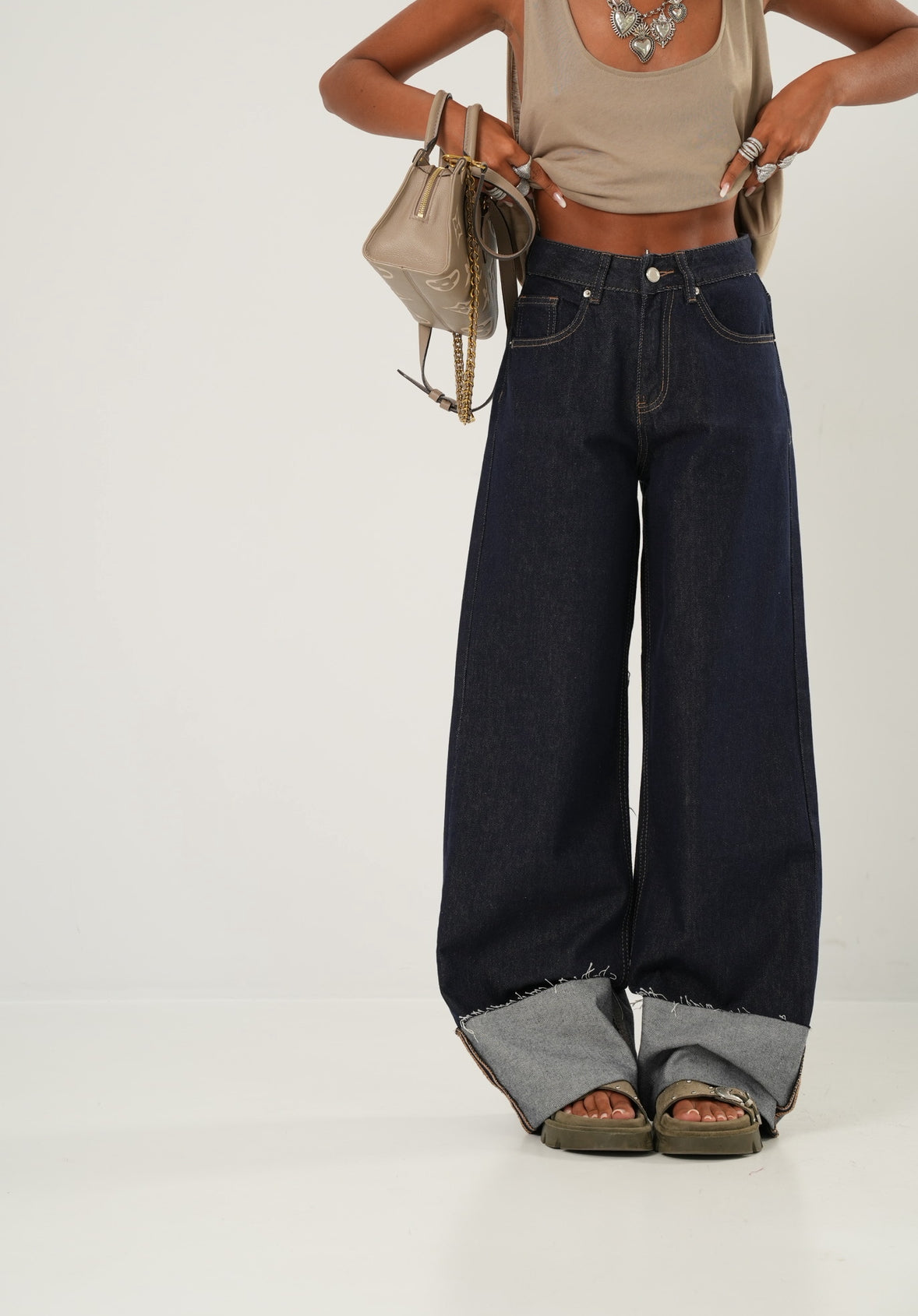 JEANS PIEGONE ALBERT DENIM SCURO