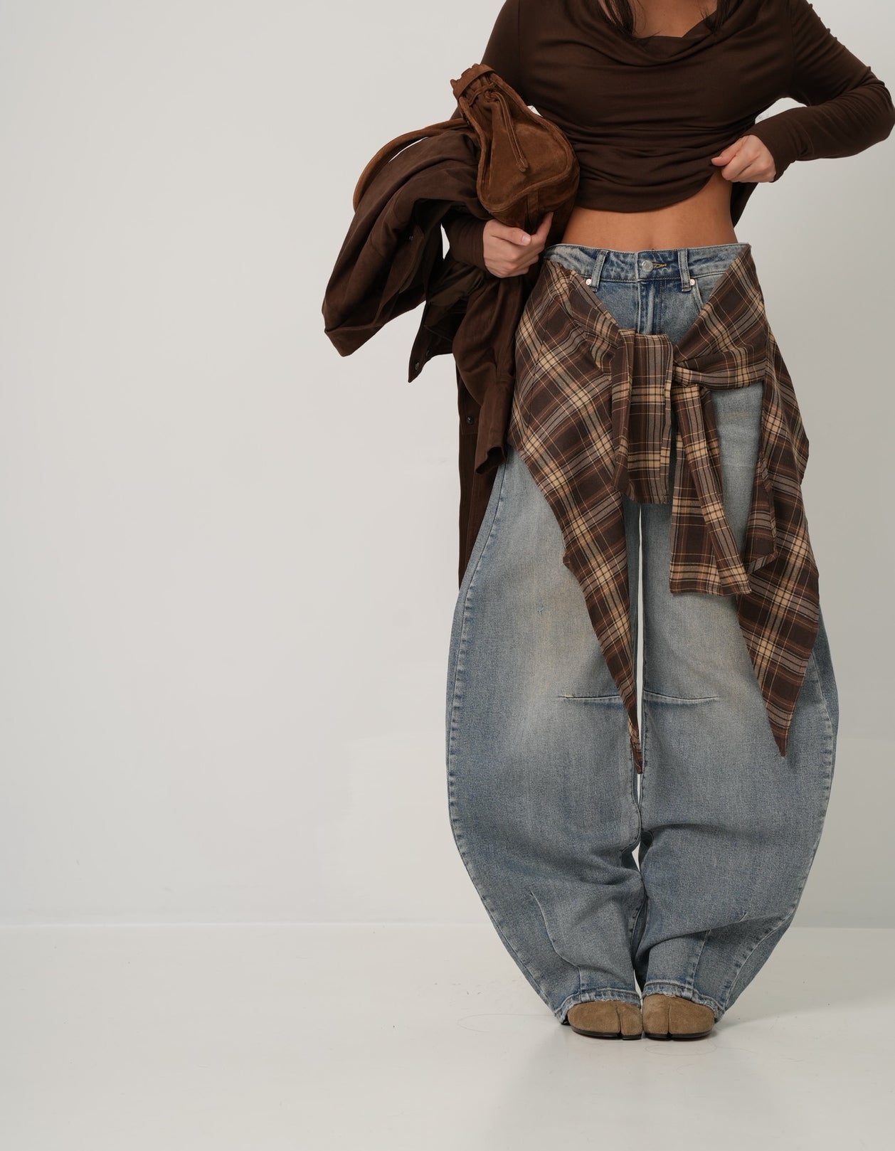 Jeans slavato Jaylo + fusciacca REMOVIBILE