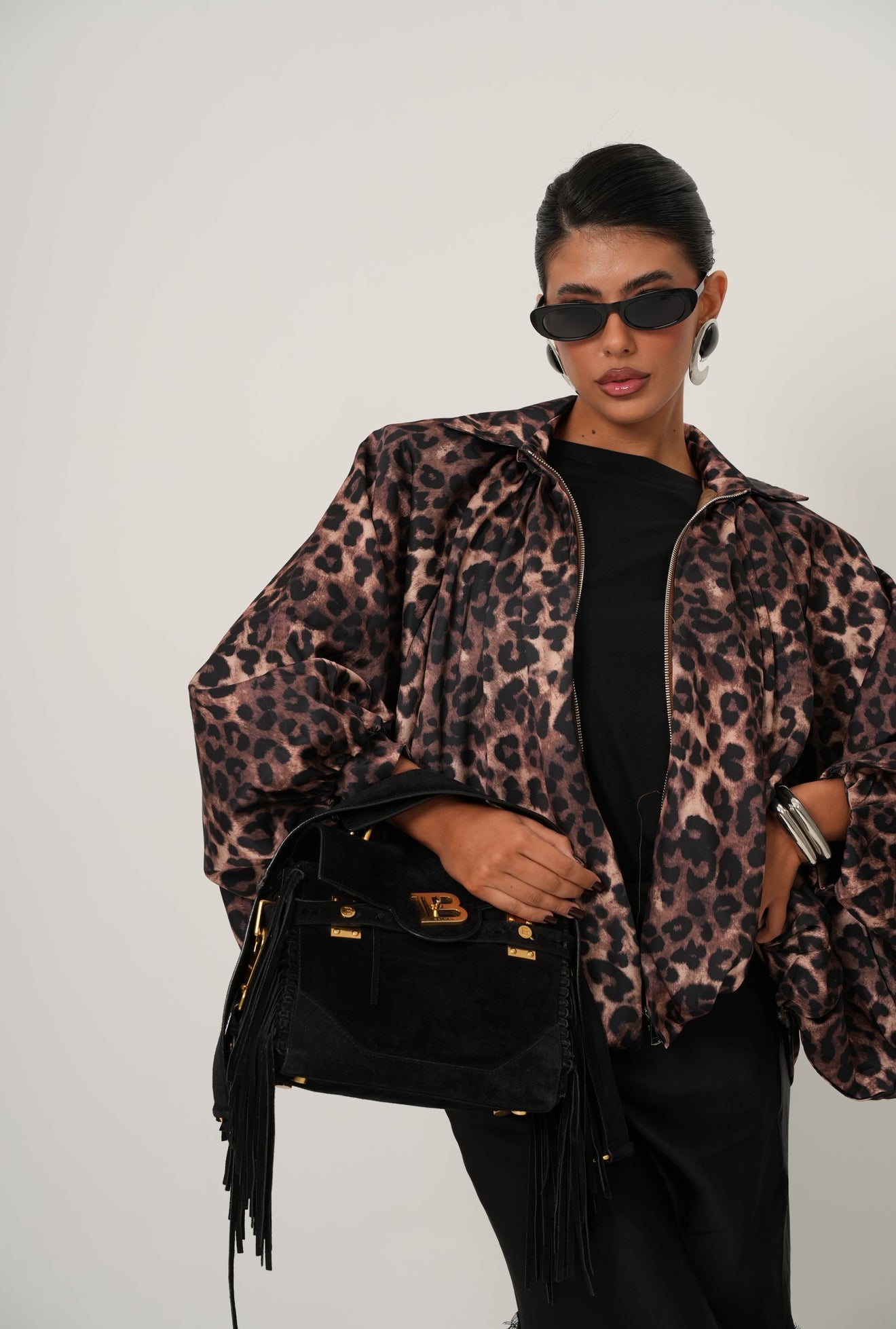 Bomber Jenny leopardato