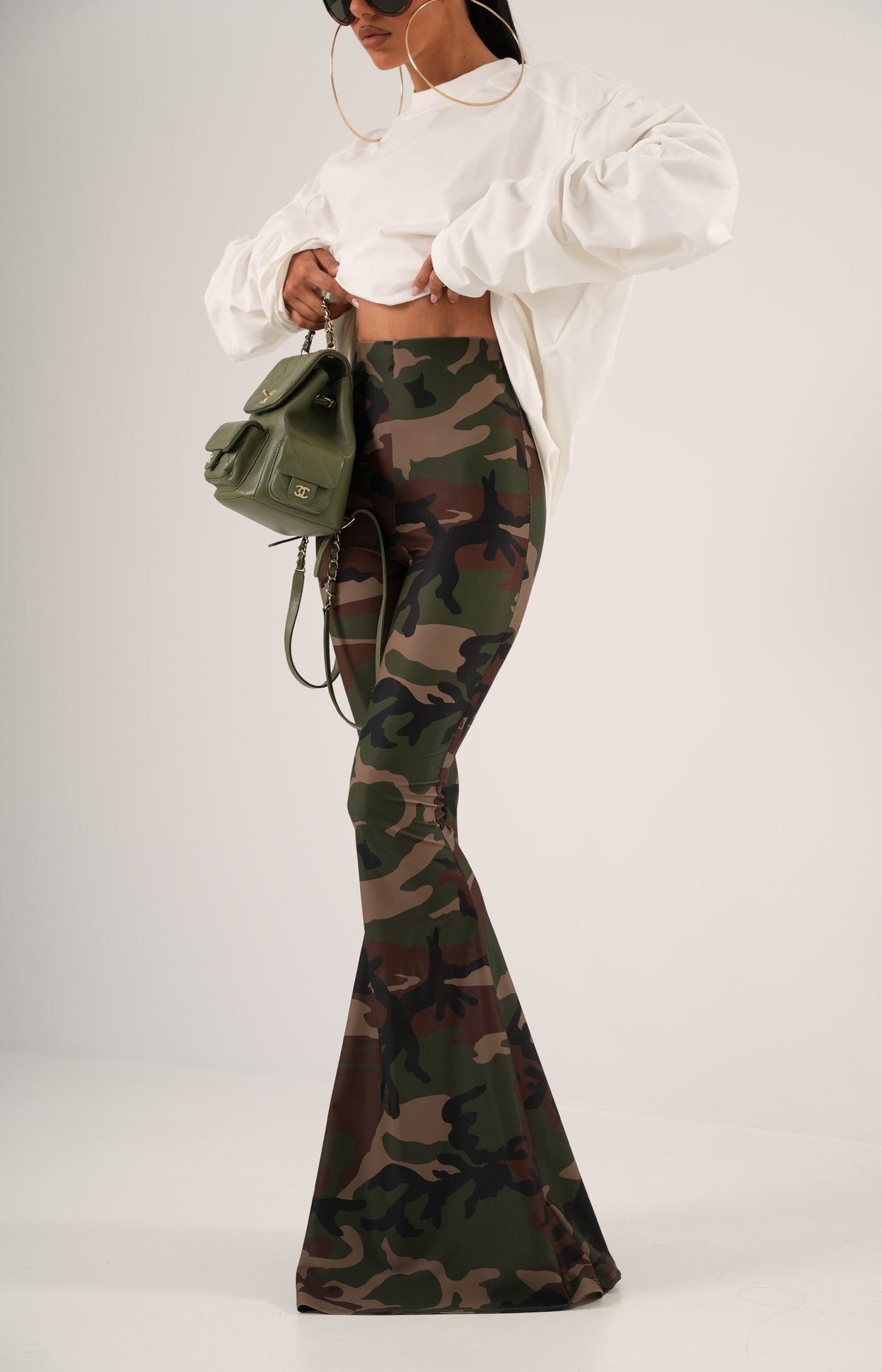 Pantaleggings zampa Papel camouflage