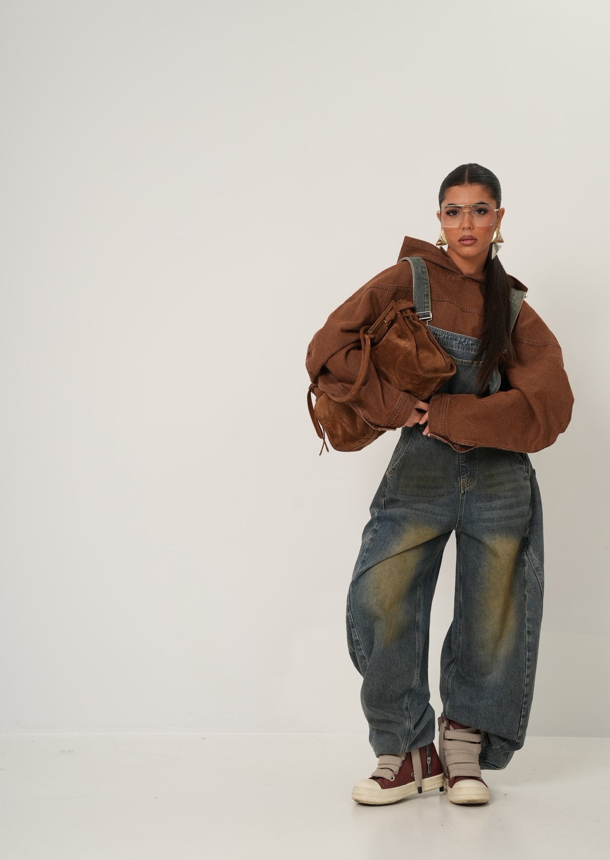 Salopette Velma denim slavata