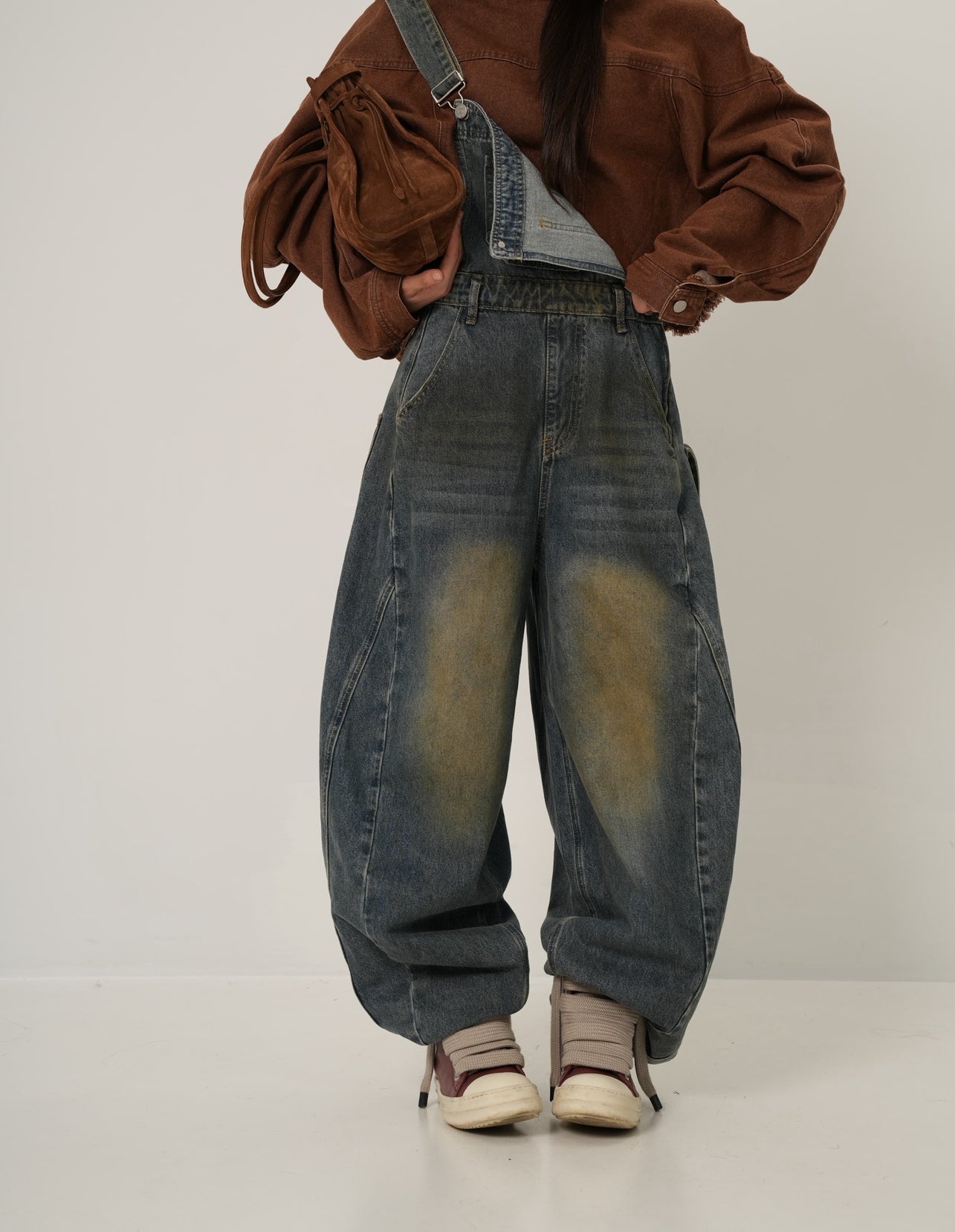 Salopette Velma denim slavata