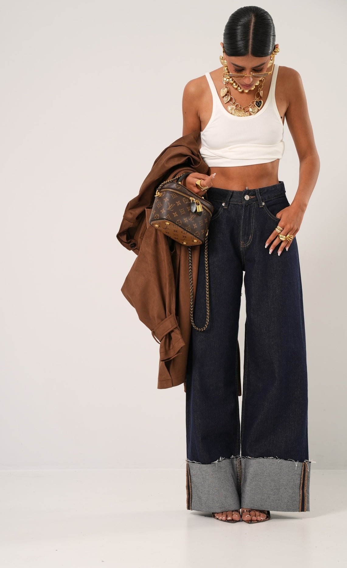 JEANS PIEGONE ALBERT DENIM SCURO