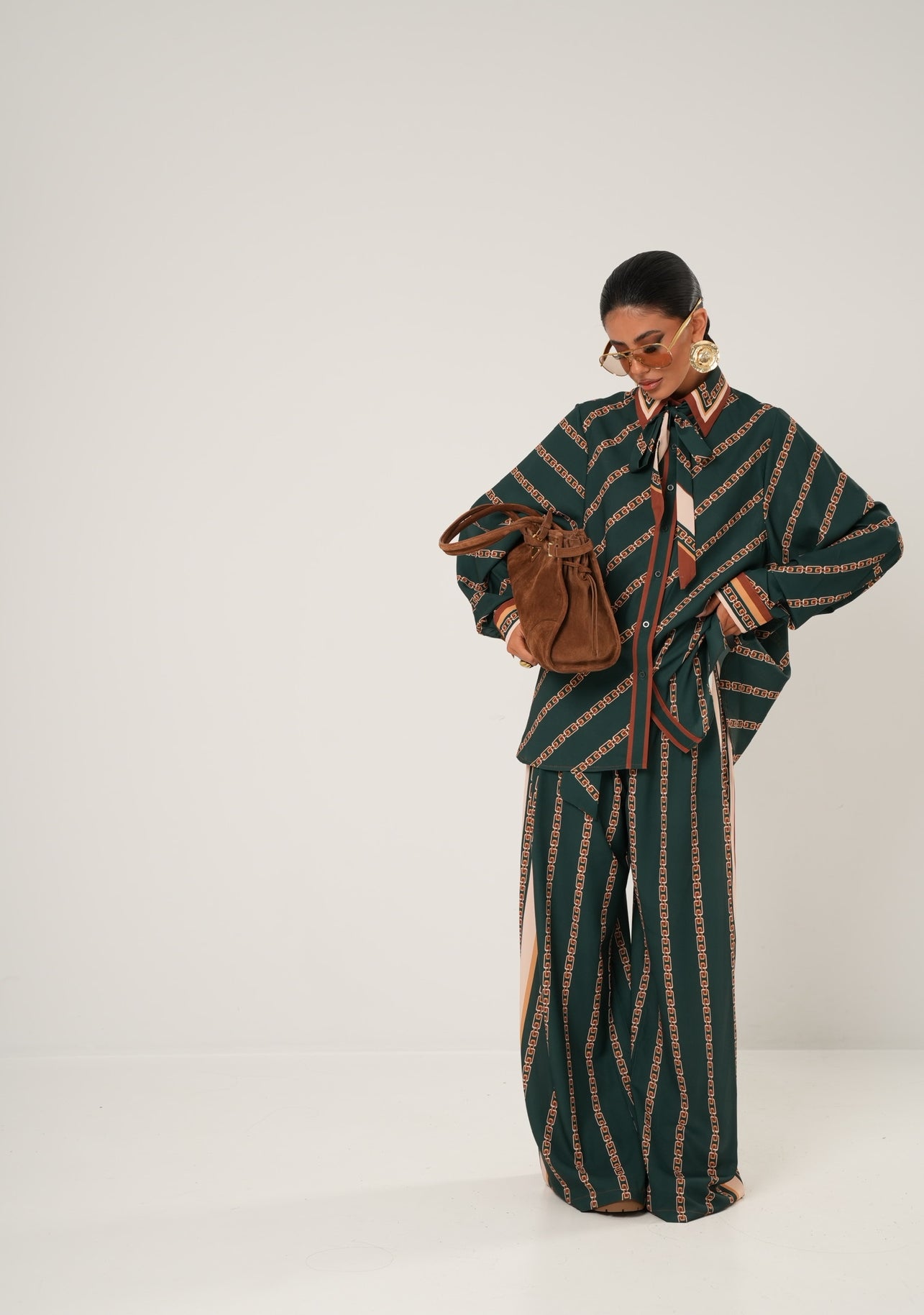 Coordinato catene Cleo verde