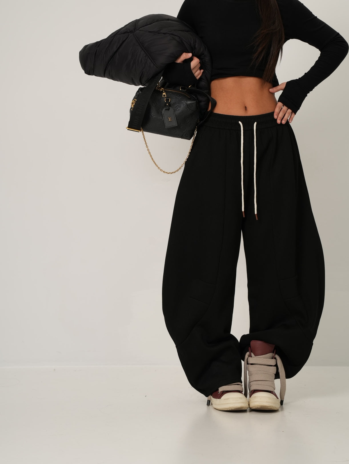 Pantaloni Lilly neri