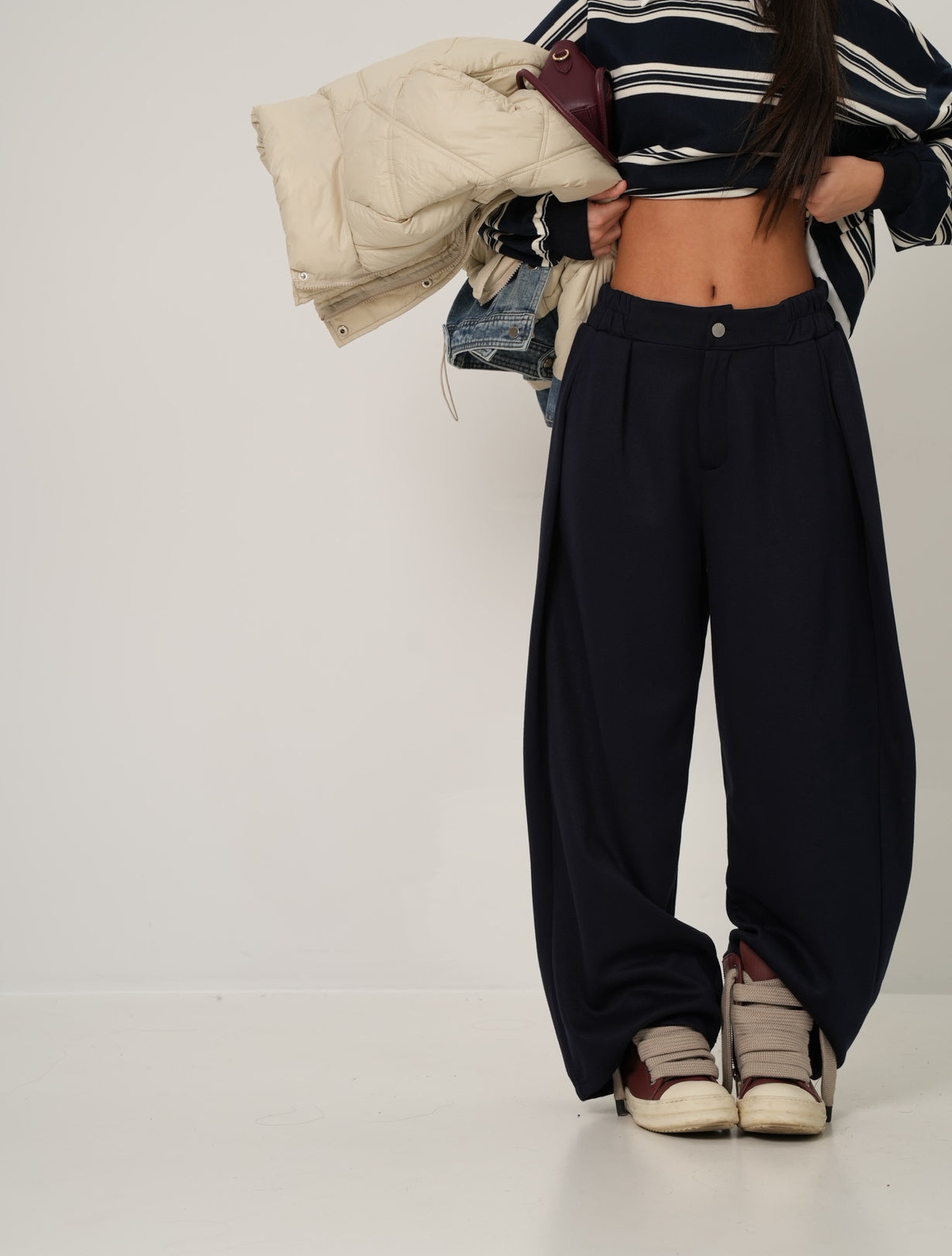 PANTALONI IGOR BLU