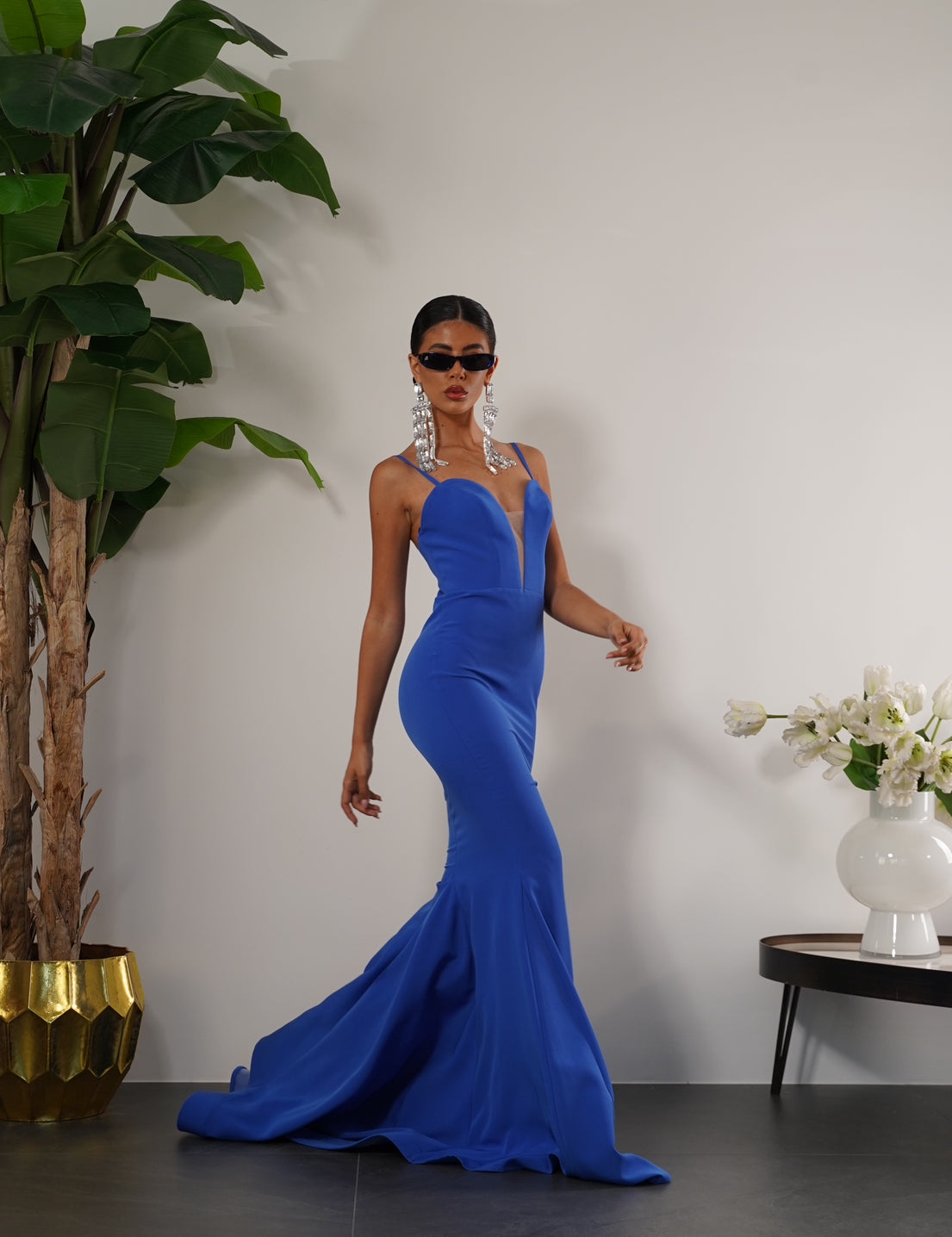 Vestito Met Gala blu